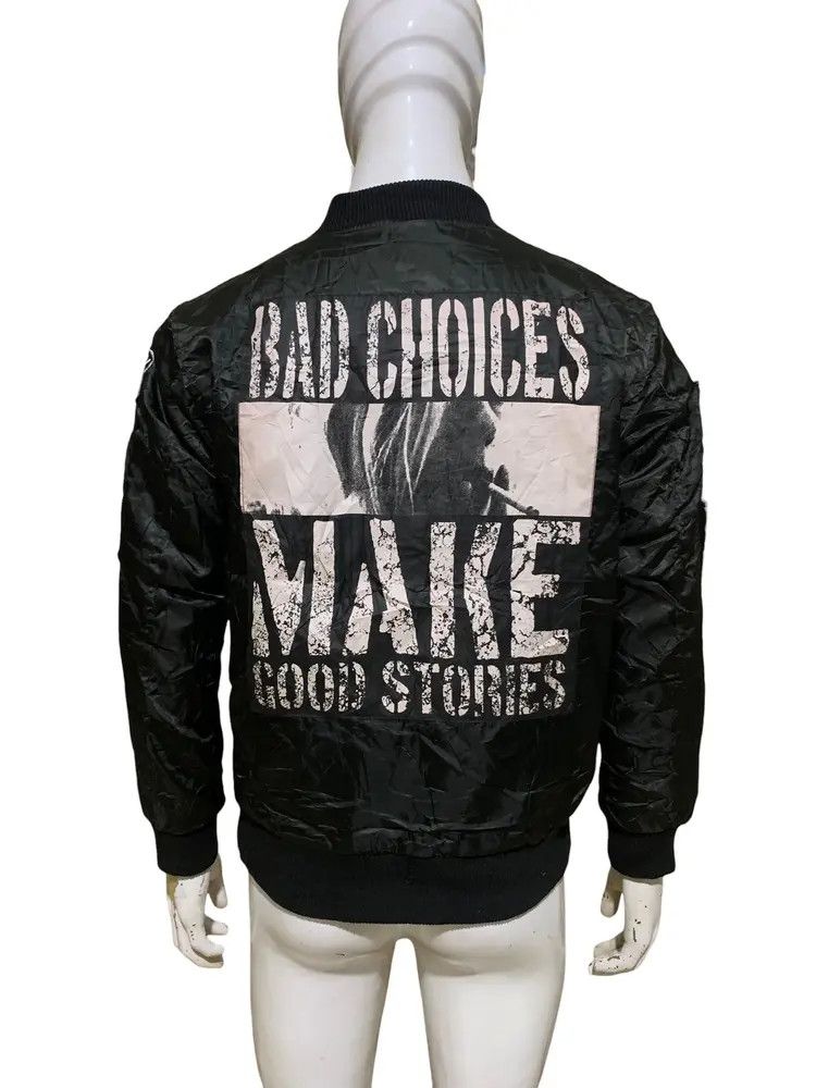 Vintage Vintage poem patches Military bomber jacket Size US M / EU 48-50 / 2 - 1 Thumbnail