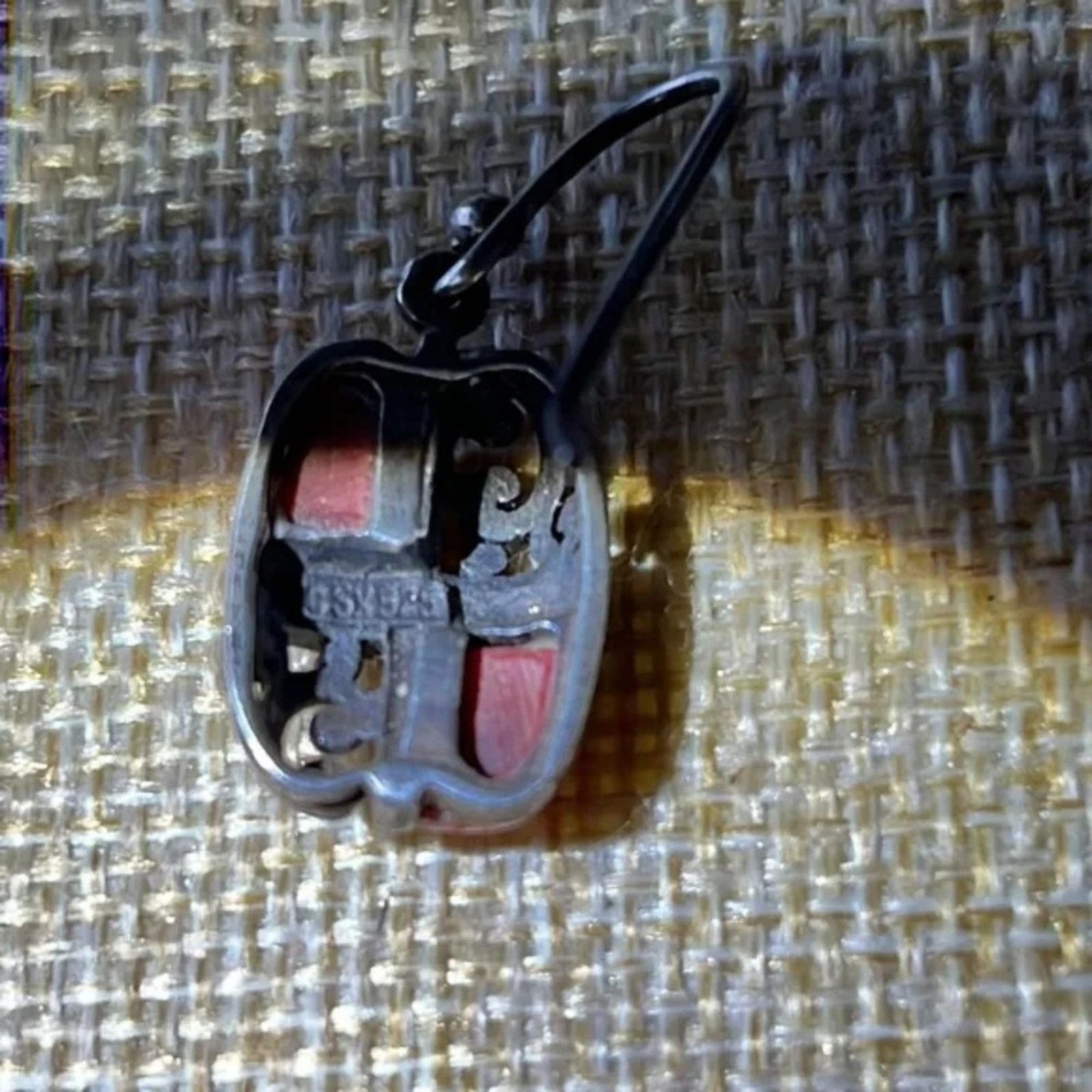 Other .925 CSX Sterling and Coral Fish Hook Earrings Dangle Drop Size ONE SIZE - 10 Thumbnail