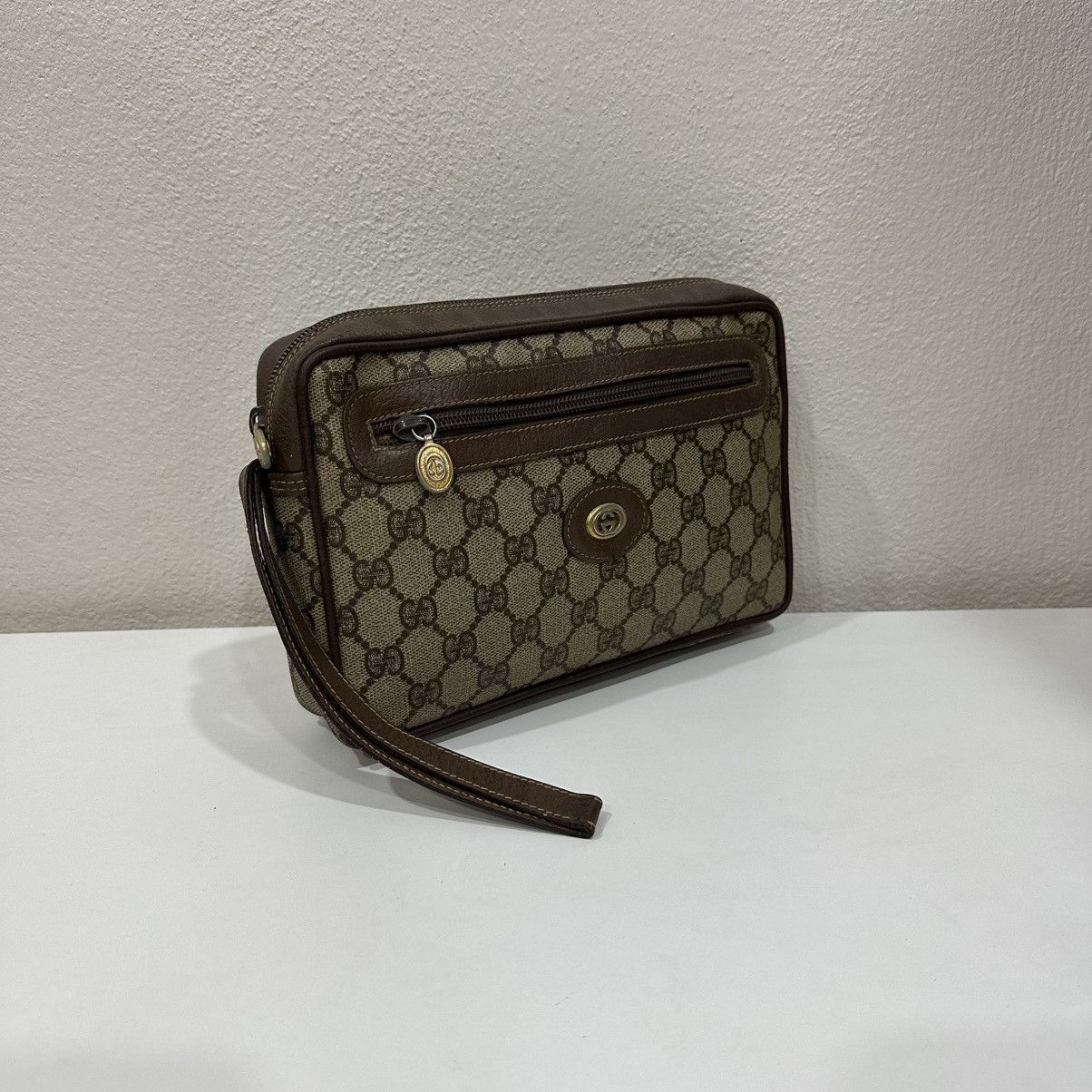 Gucci ‼️YES‼️ GG GUCCI VINTAGE MONOGRAM CLUTCH BAG Size ONE SIZE - 2 Thumbnail