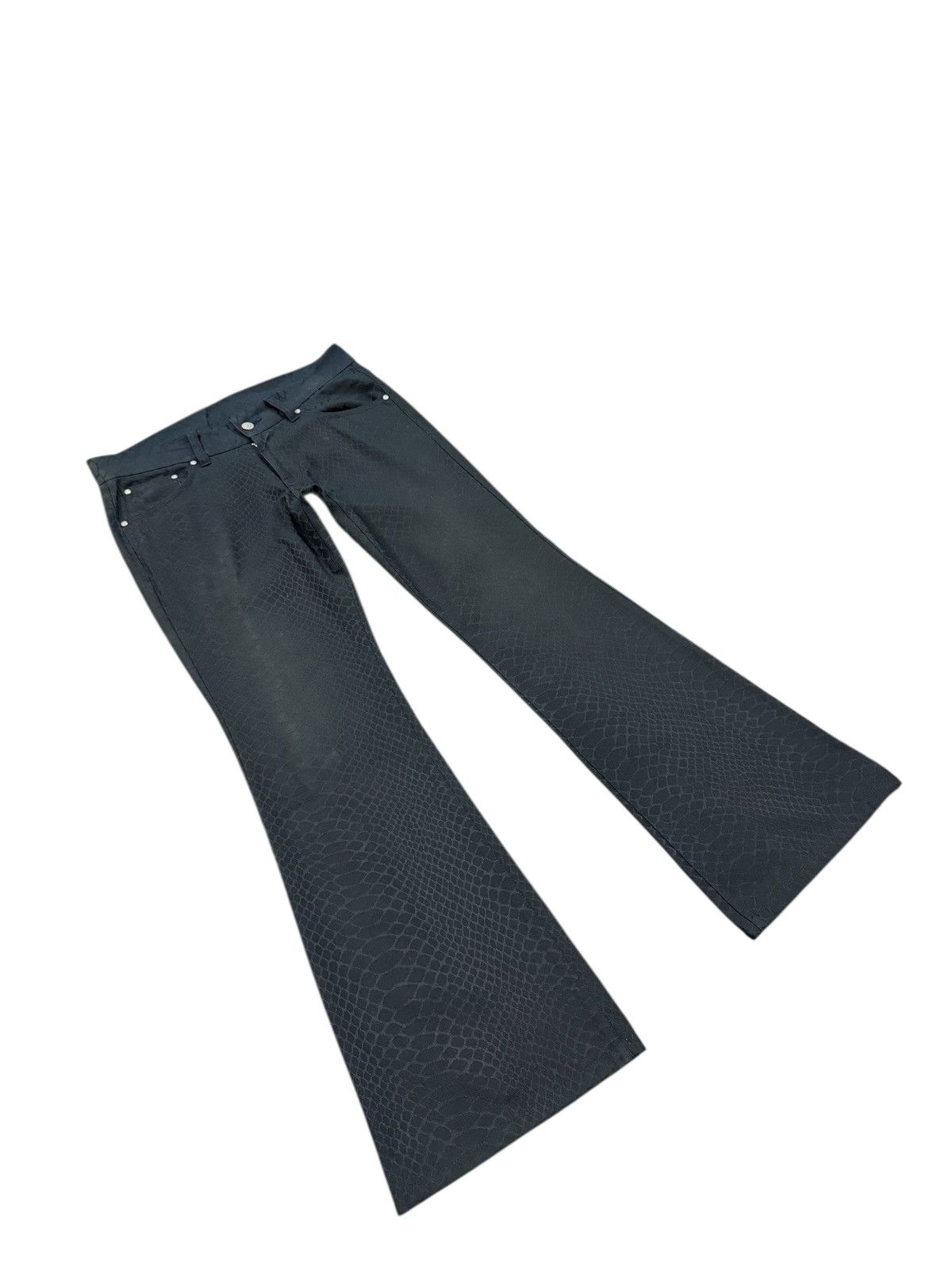 Tornado Mart RARE TORNADO MART SNAKE PRINTED FLARE PANT Size US 32 / EU 48 - 4 Thumbnail