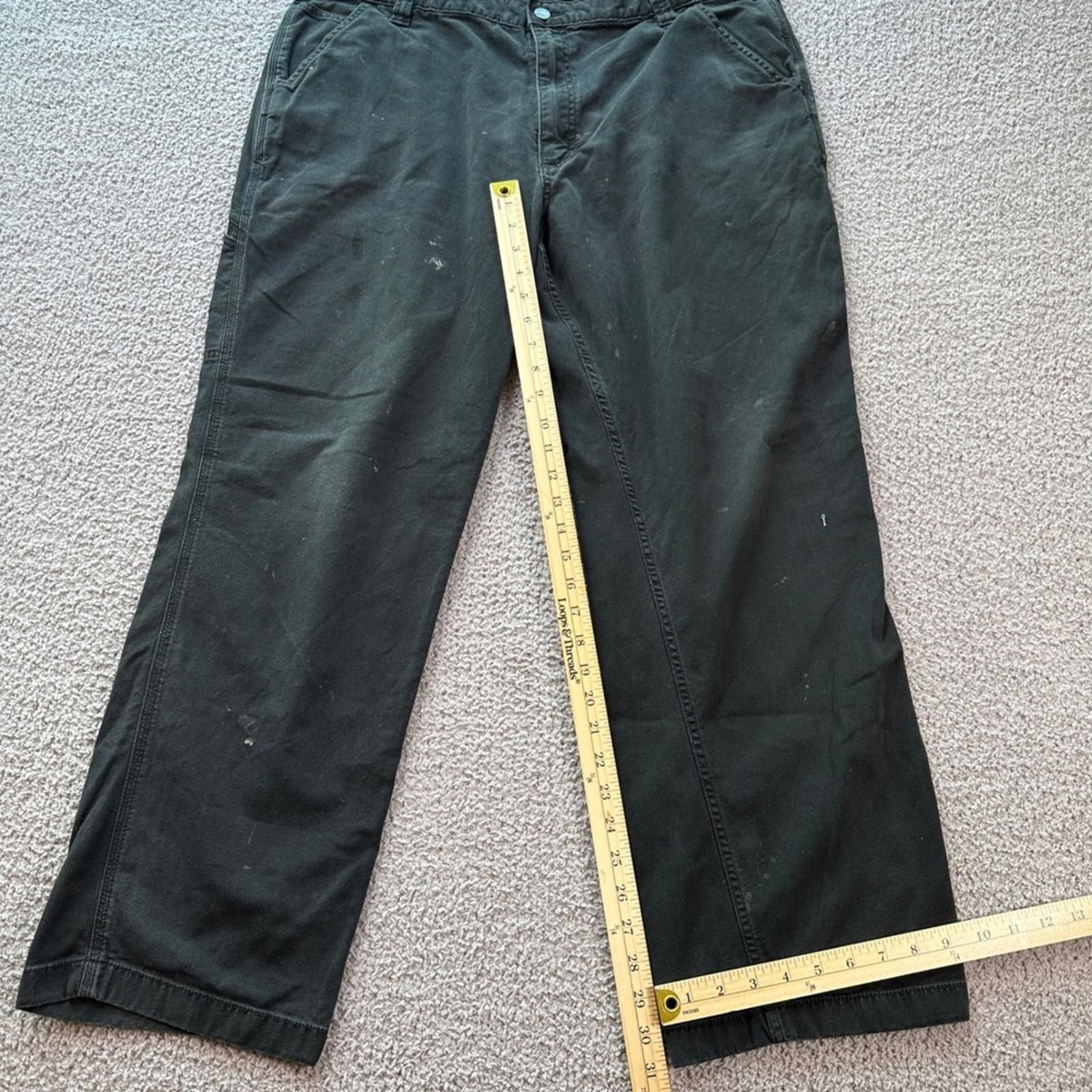 Carhartt Carhartt BN2291M Work Pants Men 42x32 Black Rugged Flex Size US 42 / EU 58 - 3 Thumbnail