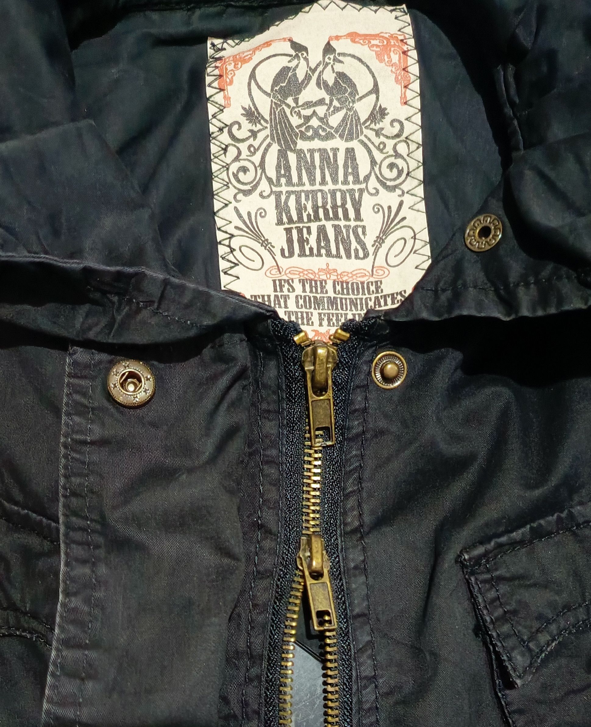 Le Grande Bleu (L.G.B.) 2000s ANNA KERRY- Cyber Bono Double Zip Jacket Size 4XL / US 24-26 - 9 Thumbnail