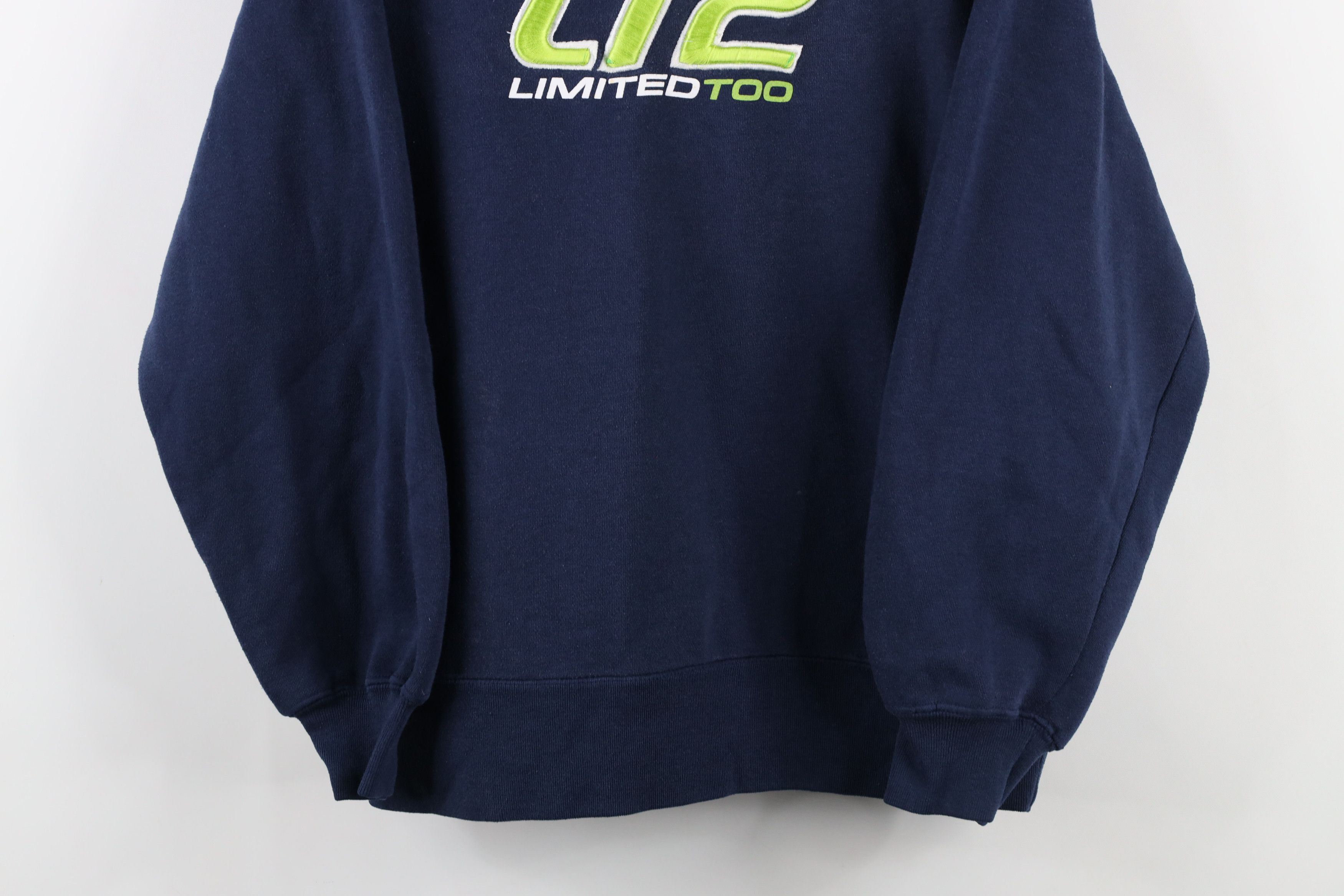 Vintage Vintage Y2K Limited Too Babydoll Sweatshirt Navy Blue Size M / US 6-8 / IT 42-44 - 3 Thumbnail