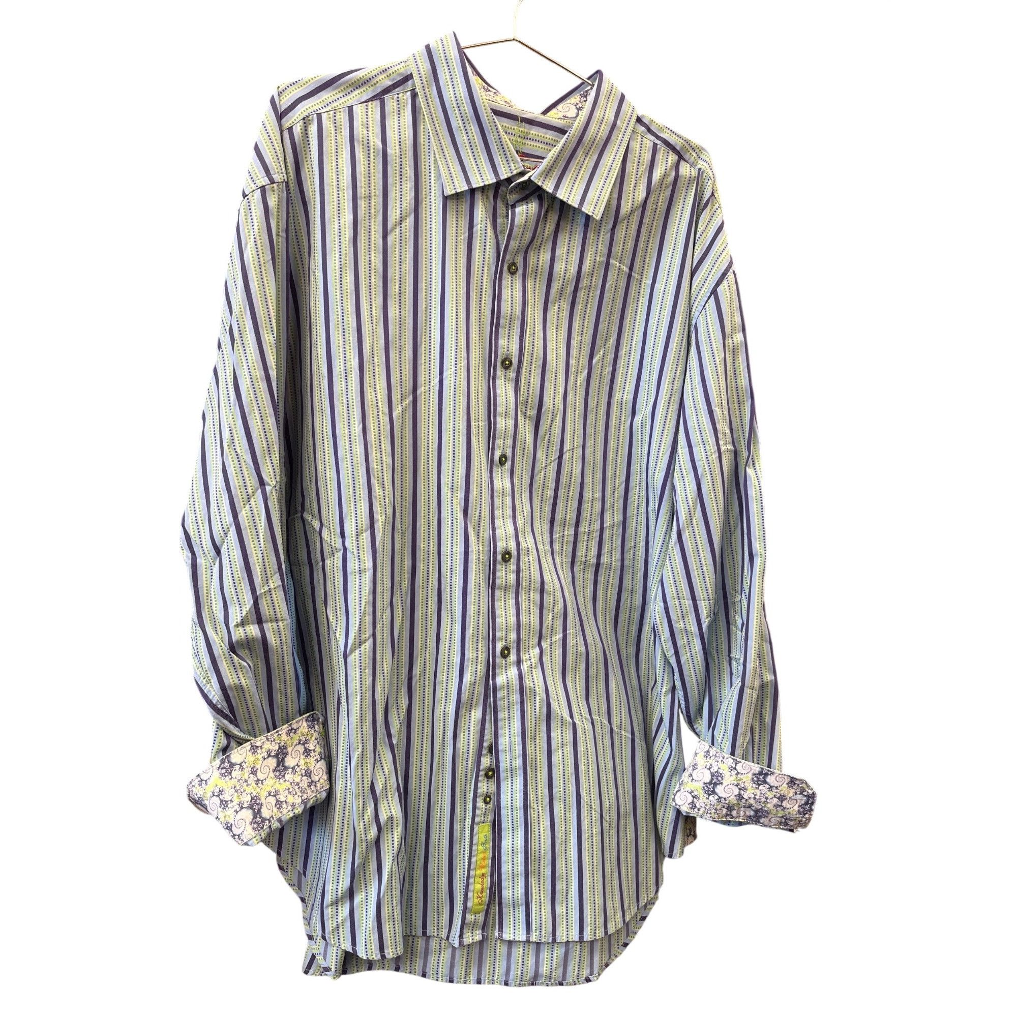 Robert Graham Robert Graham Mens multi color 3XL blue Long Sleeve button d Size US XXL / EU 58 / 5 - 1 Thumbnail