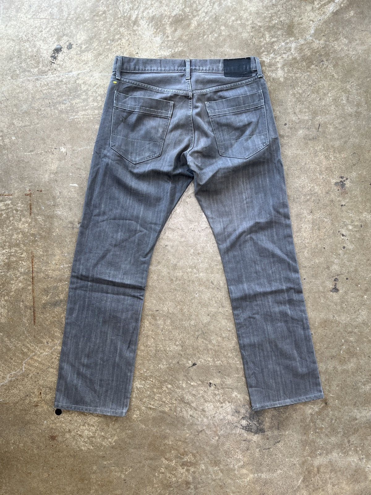 Levi's Levis Denizen 218 Slim Straight Gray Denim 34 x 31 Size US 34 / EU 50 - 5 Thumbnail