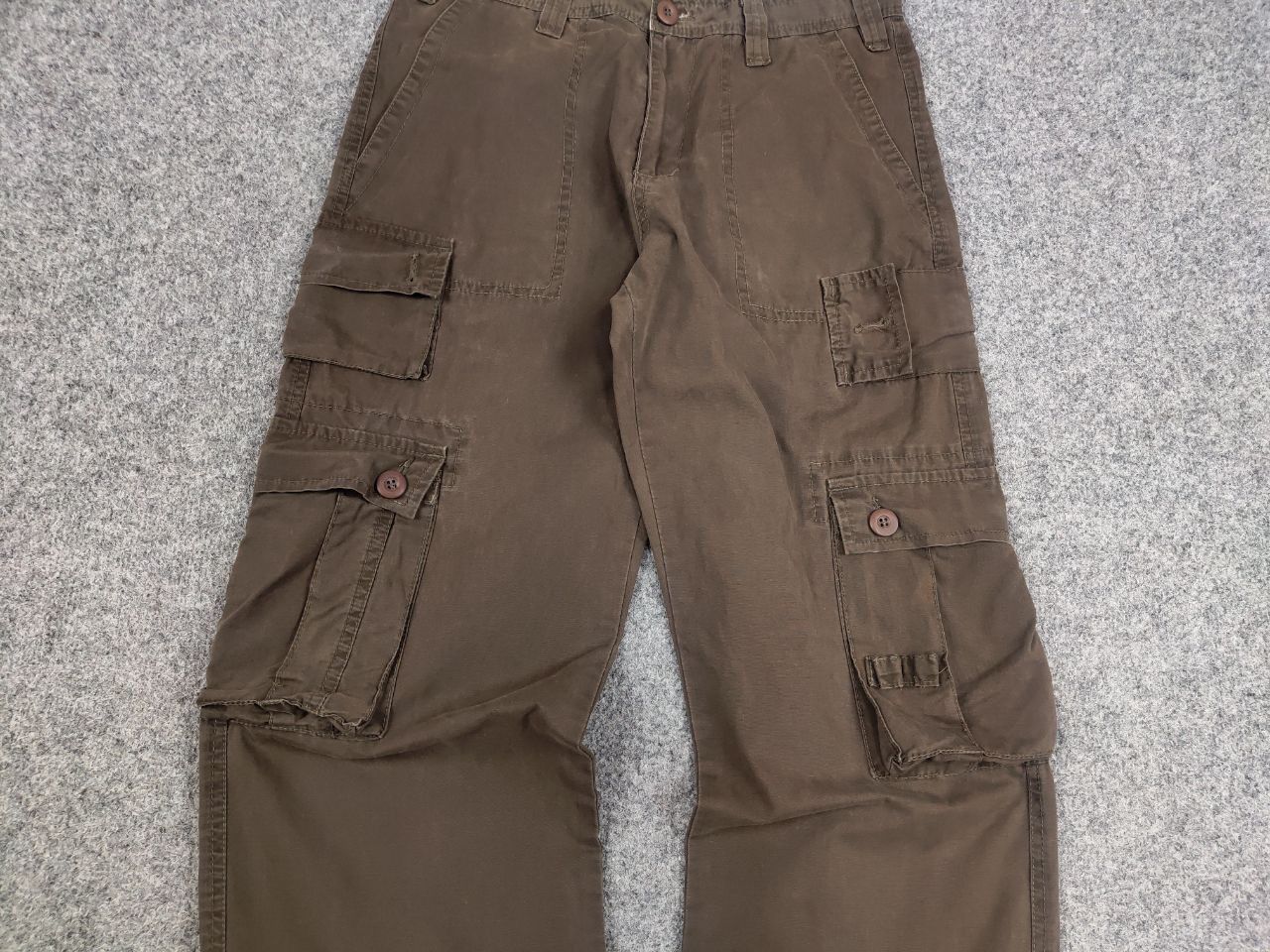 Japanese Brand Vintage Japanese Baggy Multi pocket Cargo Pants Y2K Style Size US 32 / EU 48 - 8 Thumbnail