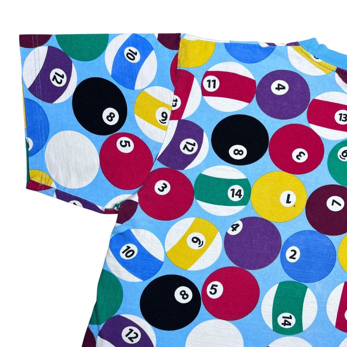 Vintage Vtg 2000s Billiards Pool Table All Over Print 3D Graphic Tee Size US XXL / EU 58 / 5 - 12 Thumbnail