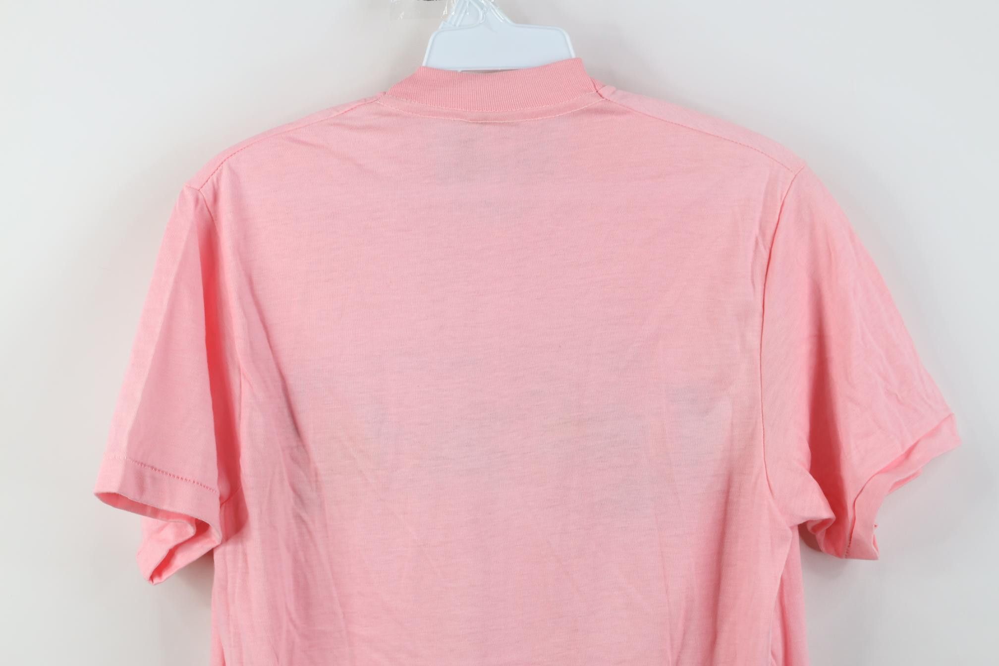 Vintage Vintage 80s 90s Peggys Cove Nova Scotia Canada T-Shirt Pink Size L / US 10 / IT 46 - 9 Thumbnail