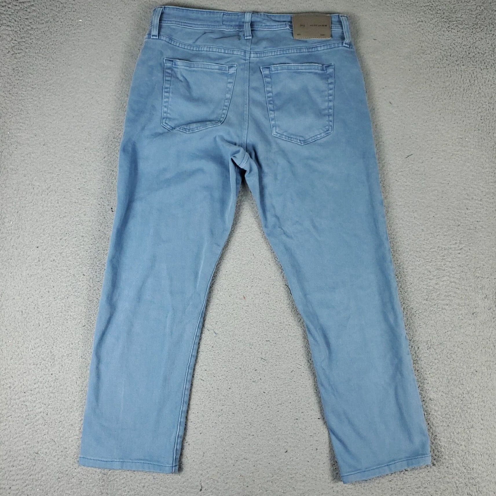 Vintage AG Adriano Goldschmied Mens Blue Straight Jeans 33x26 Regular Fit Cotton Denim Pants Mens Size US 33 - 7 Thumbnail
