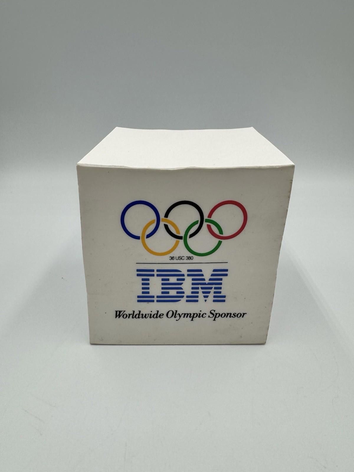 Designer IBM Olympic Worldwide Sponsor Memo Cube Notepad Squares Size ONE SIZE - 3 Thumbnail
