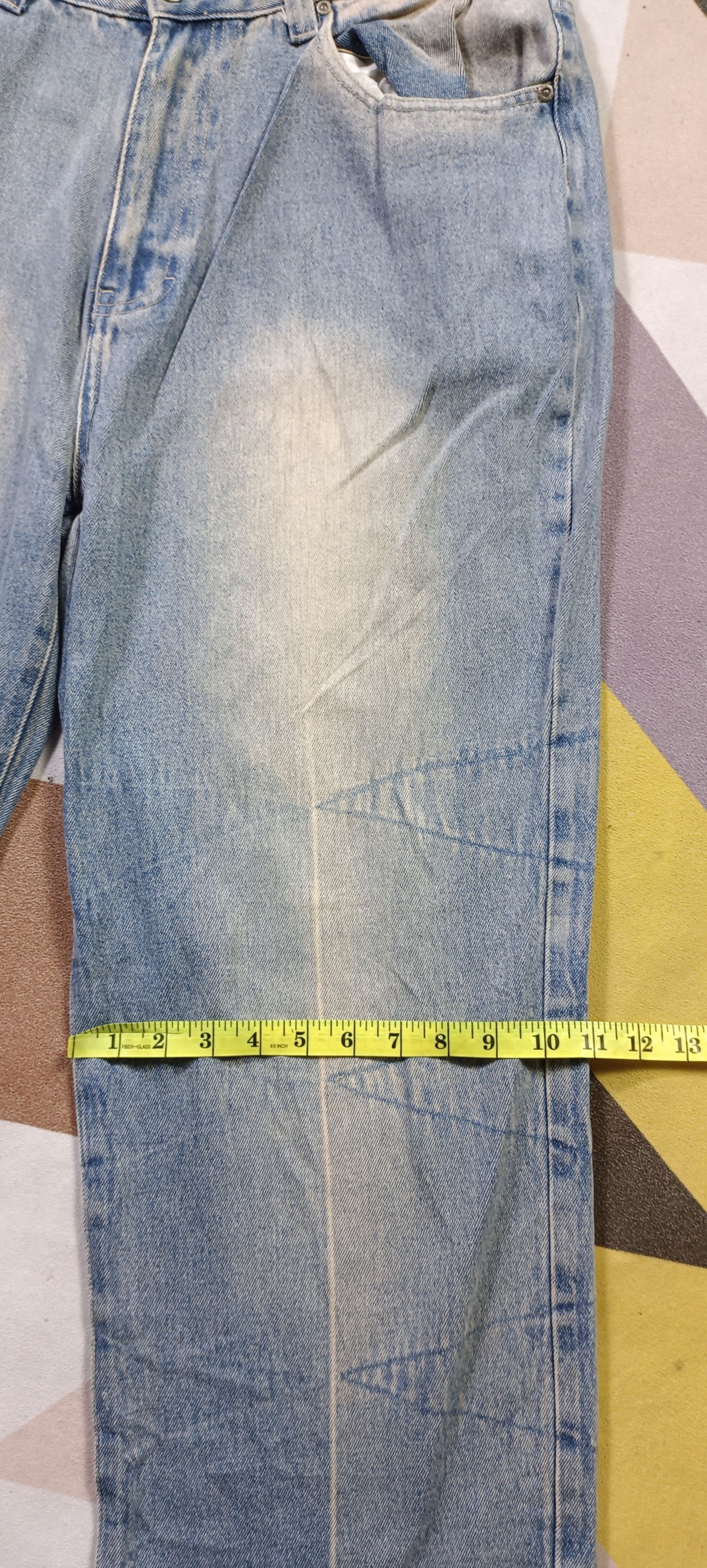 Vintage💥 ENYCE Crazy Baggy Denim Distressed jeans