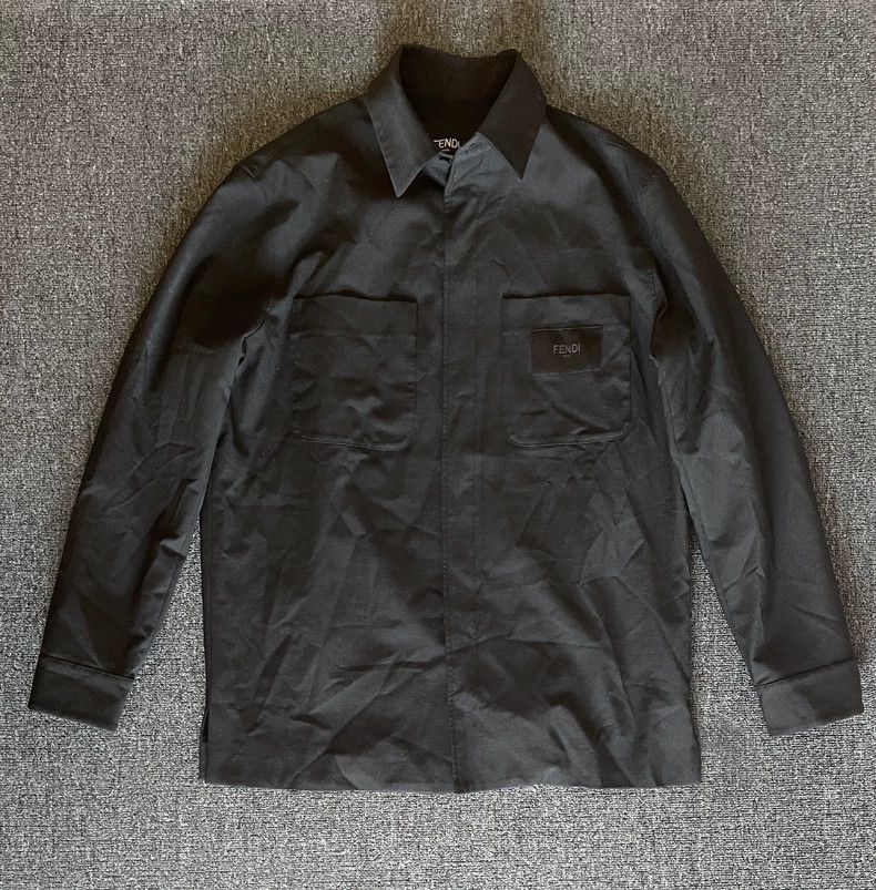 Fendi Fendi Wool Jacket Coat-yf Size US M / EU 48-50 / 2 - 1 Thumbnail