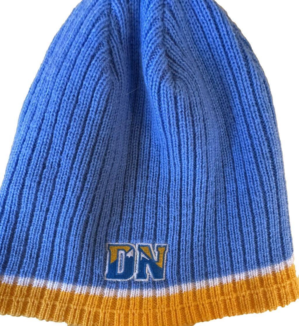The Unbranded Brand Denver Nuggets Vintage Knit Beanie Hat Winter Cap Toque Blue Size ONE SIZE - 1 Thumbnail