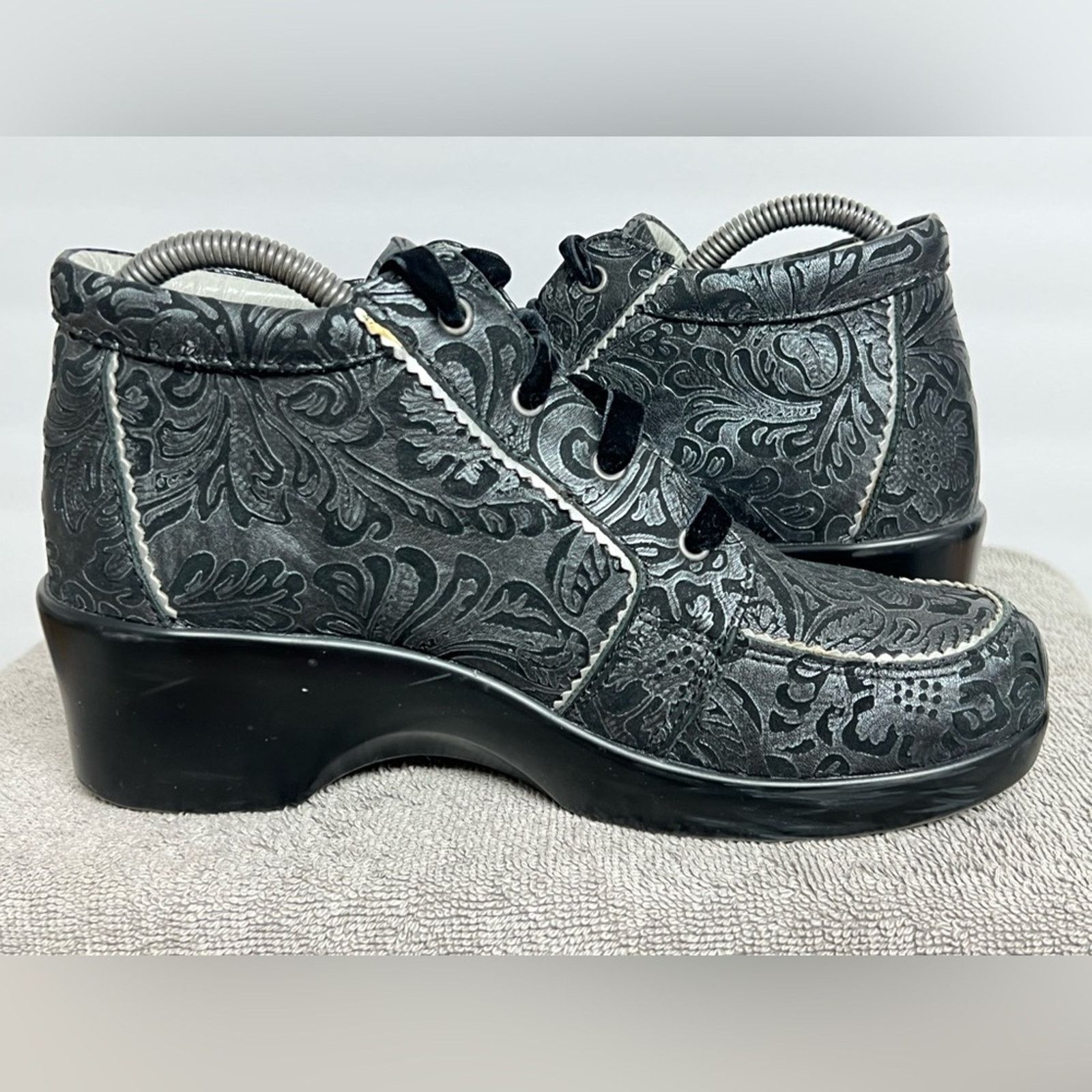 Allegri Alegria Elsa Steel Swish Boots Leather Chunky Whimsigoth 8 Size US 8 / IT 38 - 4 Thumbnail