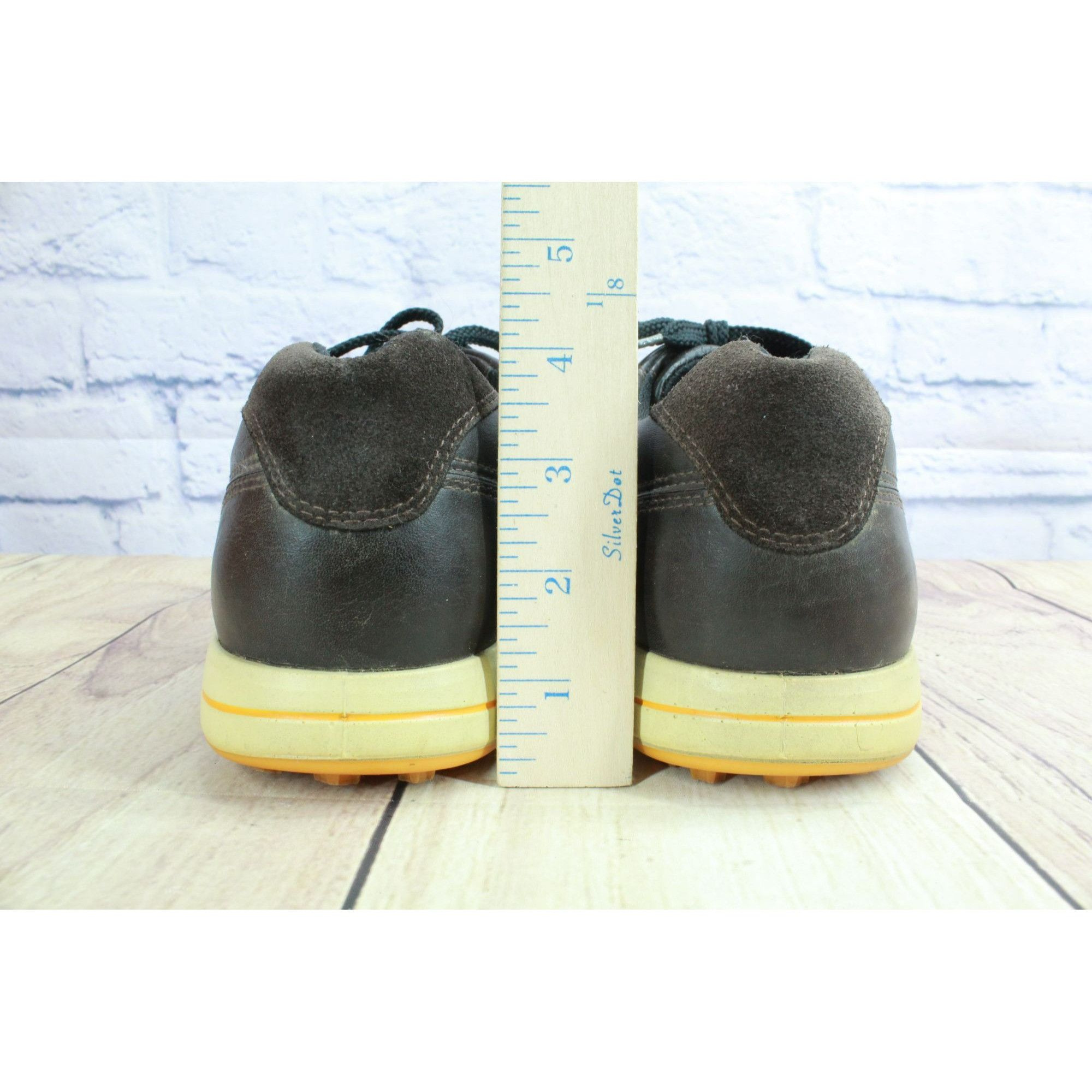 Ecco × Leather Ecco Biom Hydromax Men's Lace Up Golf Sneaker Shoes Size US 11 / EU 44 - 6 Thumbnail