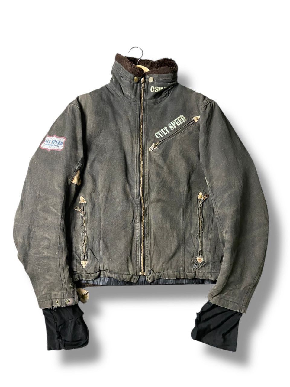 Japanese Brand Vintage CULT SPEED Motorcycle Jacket (134) Size US S / EU 44-46 / 1 - 1 Thumbnail