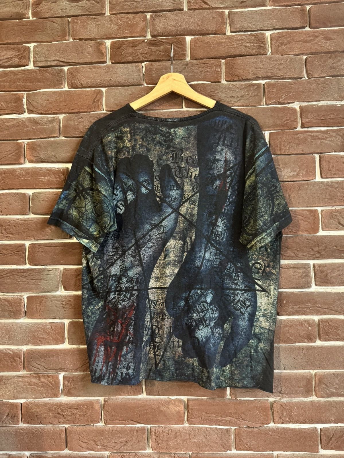 Band Tees Very Rare Vintage Vader Black Metal Band All Over Print 666 Size US L / EU 52-54 / 3 - 2 Thumbnail