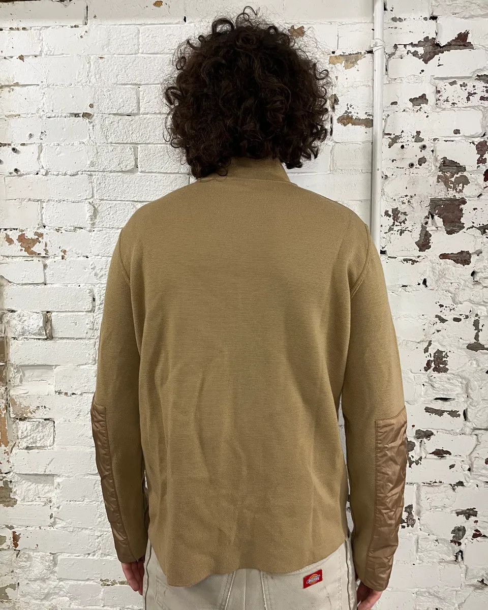 Prada SS1999 Prada Beige Wool Elbow Patch Zip-Up Sweater Size US L / EU 52-54 / 3 - 3 Thumbnail