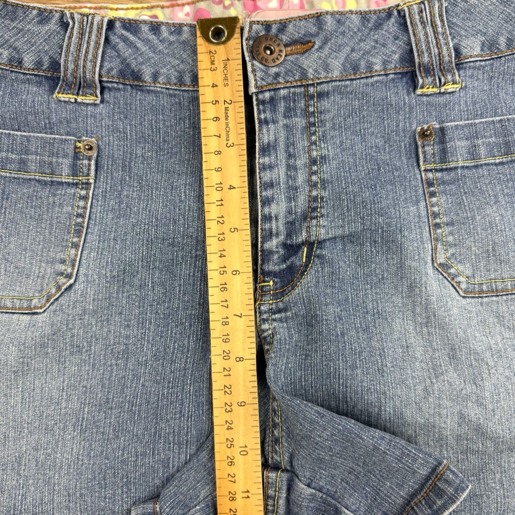 Vintage Duck Head Jeans Co Womens Shorts Denim Jean Plus 20 Blue Boyfriend Size 20 Womens Jeans Size 42" / US 20 - 5 Thumbnail