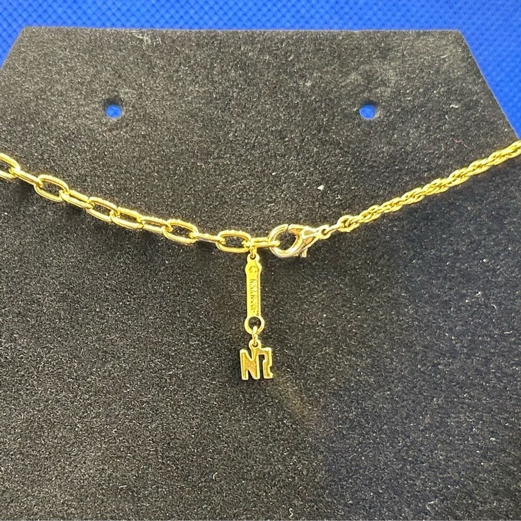 Nina Ricci Nina Ricci gold and crystal padlock necklace Size ONE SIZE - 3 Thumbnail