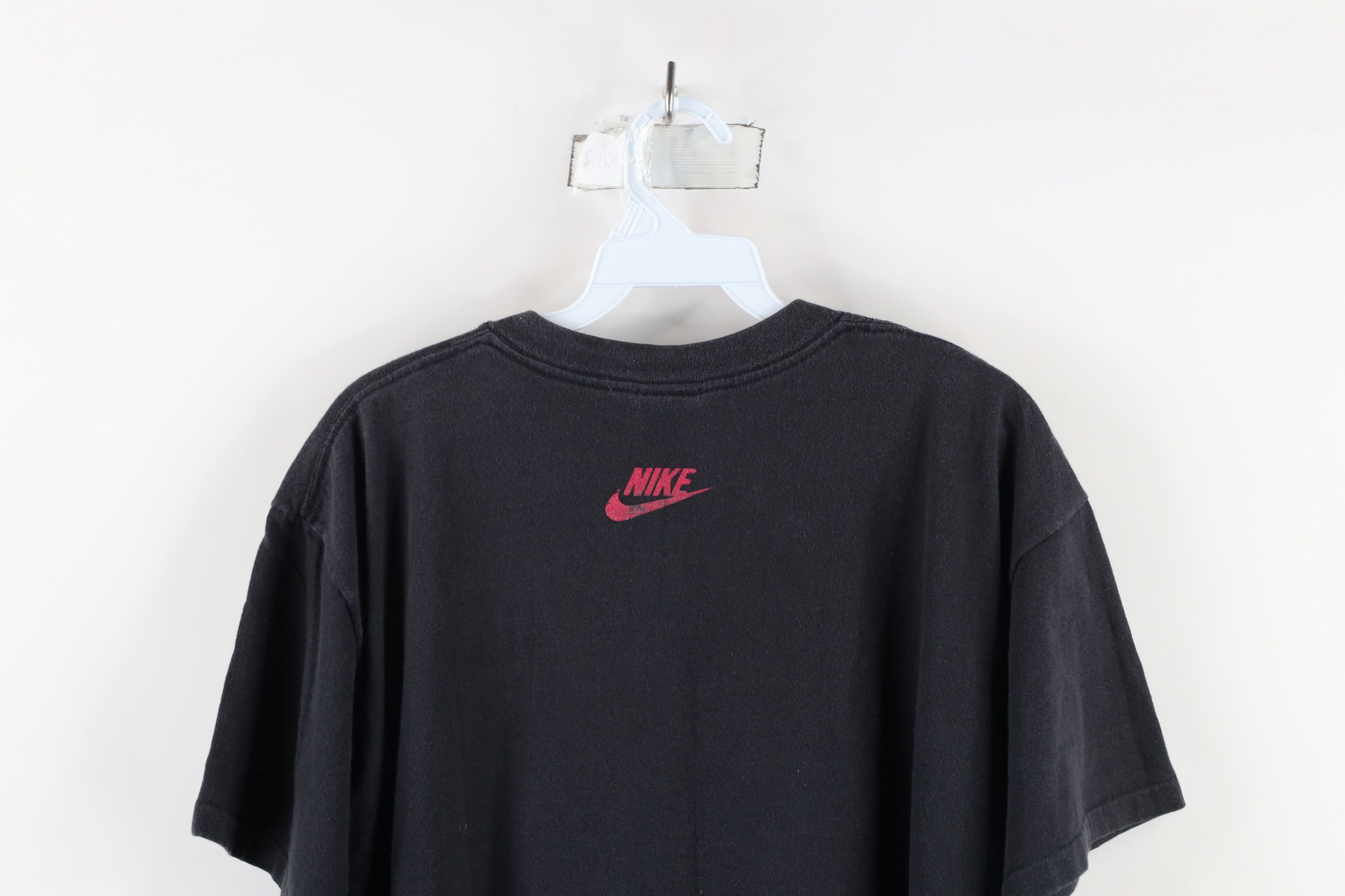 Nike × Vintage Vintage 90s Nike Out Air Jordan Short Sleeve T-Shirt USA Size US L / EU 52-54 / 3 - 9 Thumbnail