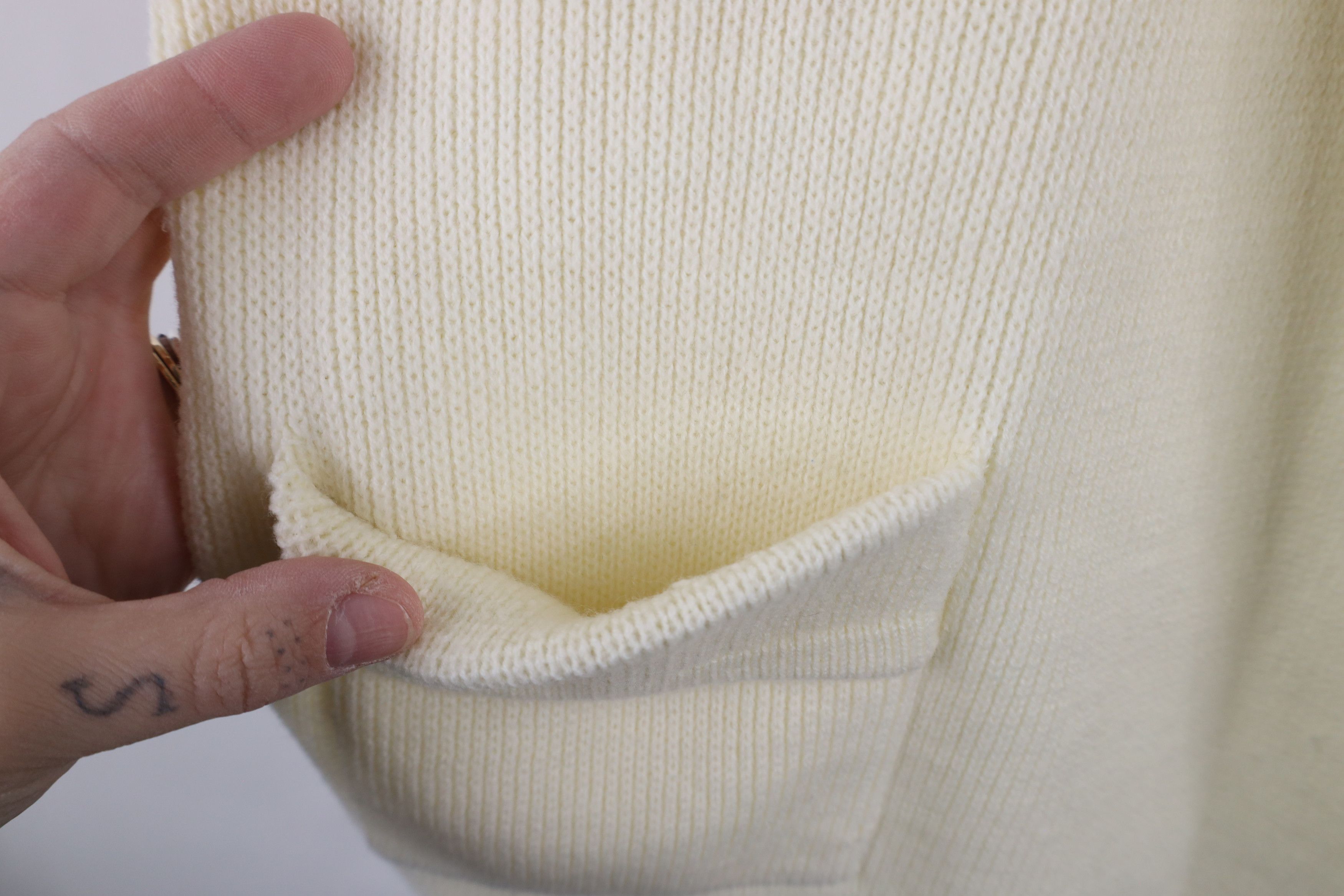 Vintage Vintage 70s Streetwear Open Front Shawl Cardigan Sweater Size L / US 10 / IT 46 - 7 Thumbnail
