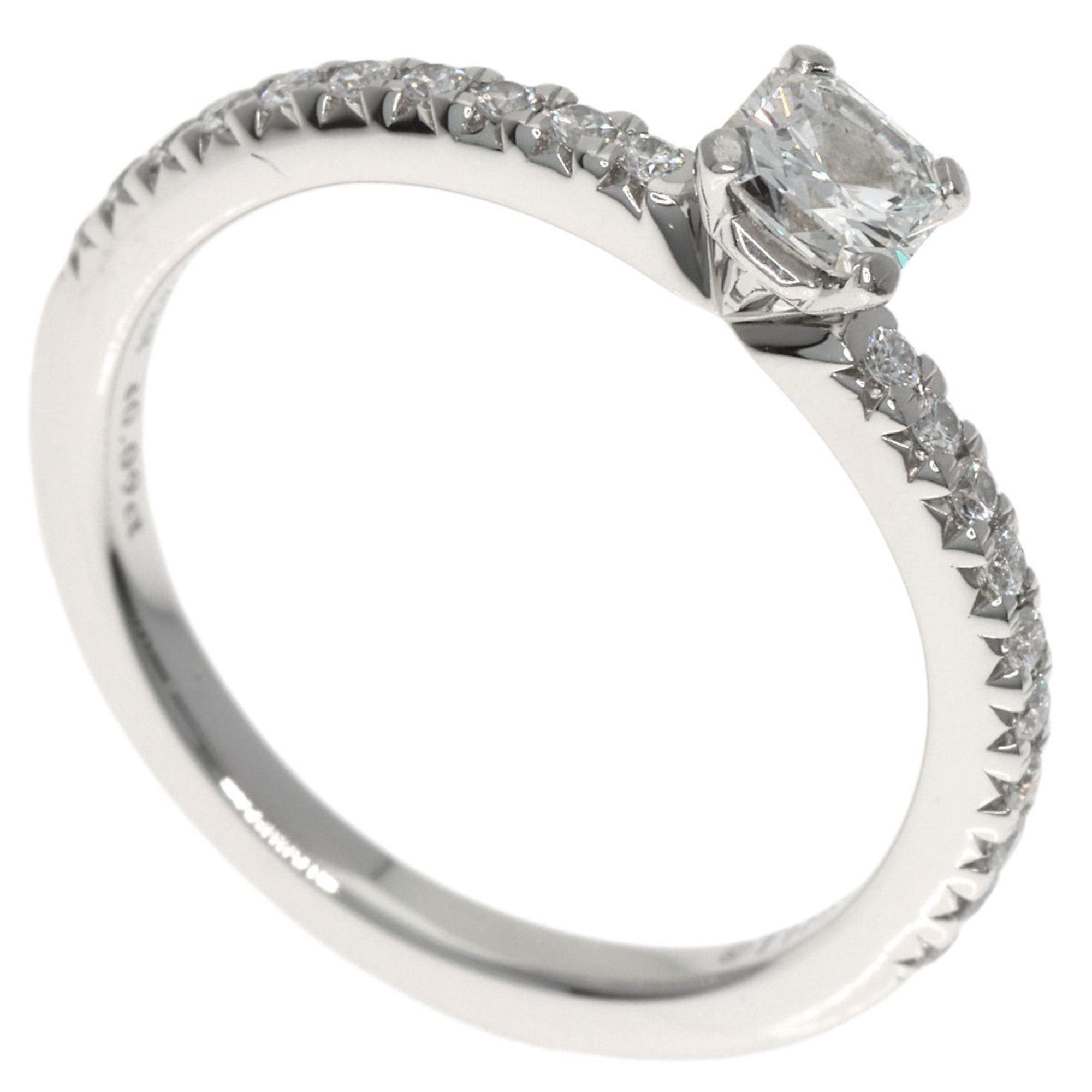 Tiffany & Co. Tiffany & Co. Square Solitaire Diamond Ring, Platinum PT950, Women's. Size ONE SIZE - 1 Thumbnail