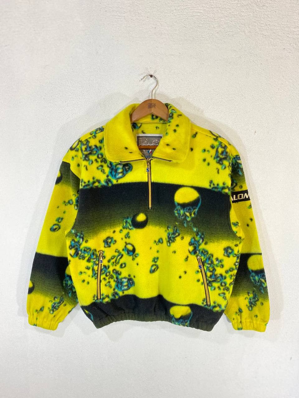 If Six Was Nine vintage salomon half zipper wool jacket very nice design Size US M / EU 48-50 / 2 - 1 Thumbnail