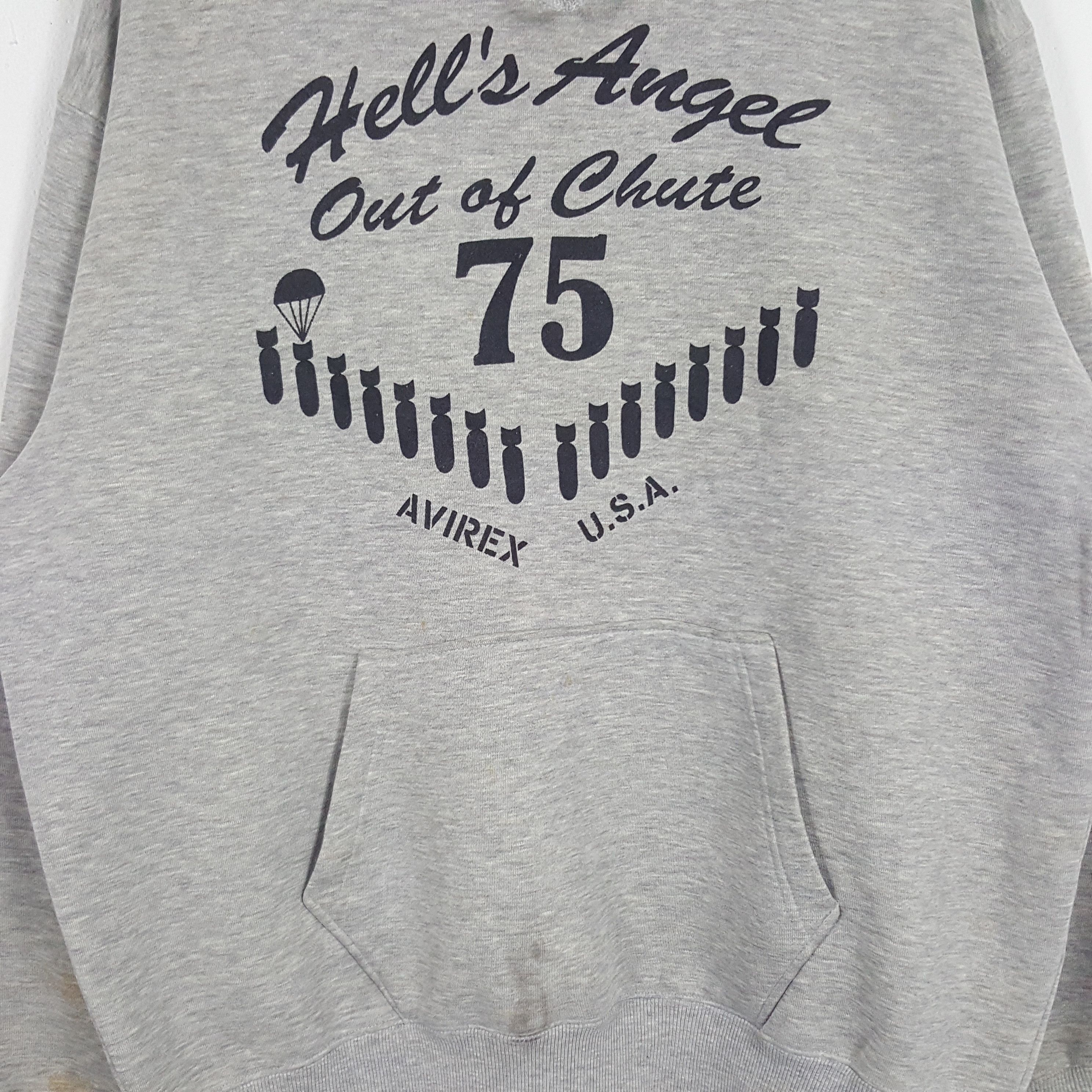 Avirex × Vintage Vintage Avirex USA American Military Style Hoodies Size US L / EU 52-54 / 3 - 2 Thumbnail