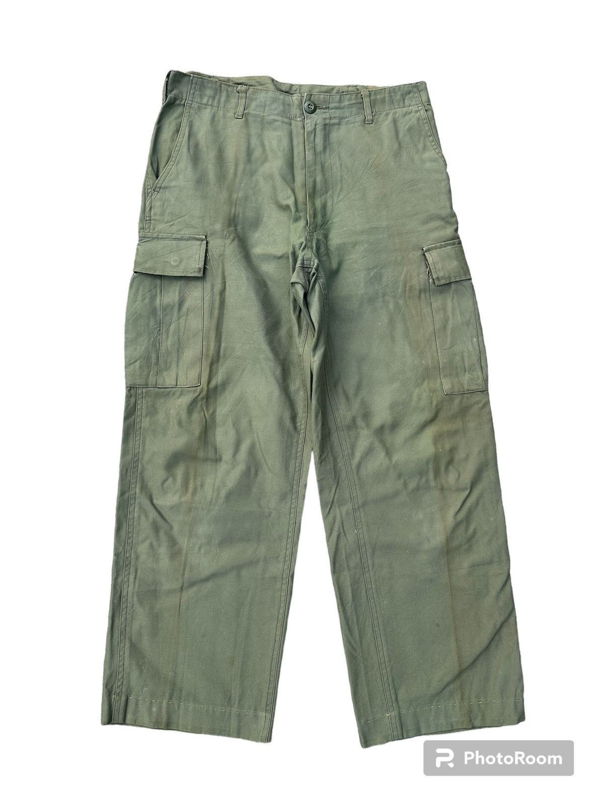 Japanese Brand CARGO PANTS ARMY TROUSER FIEL 'D VINTAGE WITH ADJUSTABLE Size US 30 / EU 46 - 1 Thumbnail