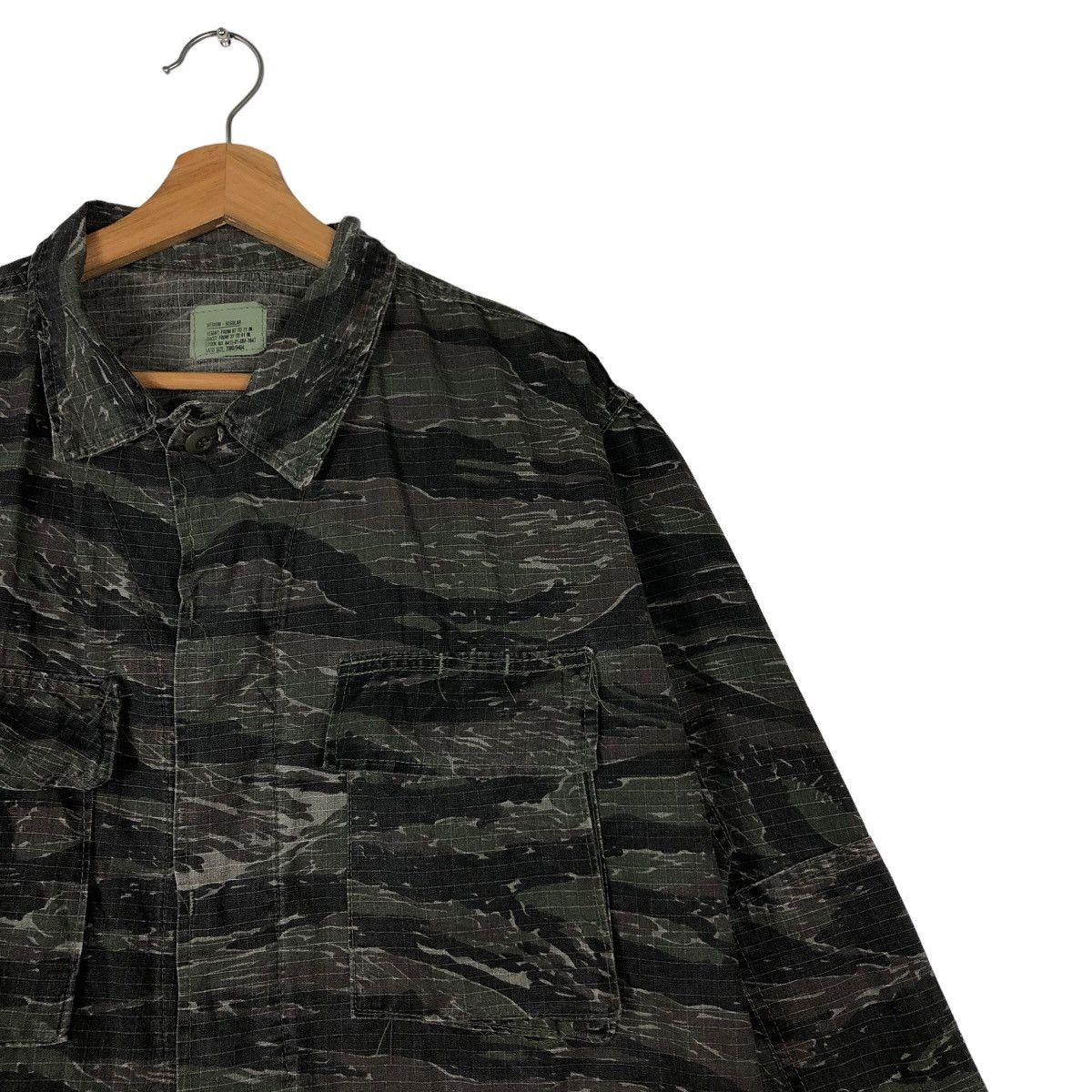 Japanese Brand 🔥90’s Vintage Cargo Inspector Jacket Military Tiger Striped Size US M / EU 48-50 / 2 - 5 Thumbnail
