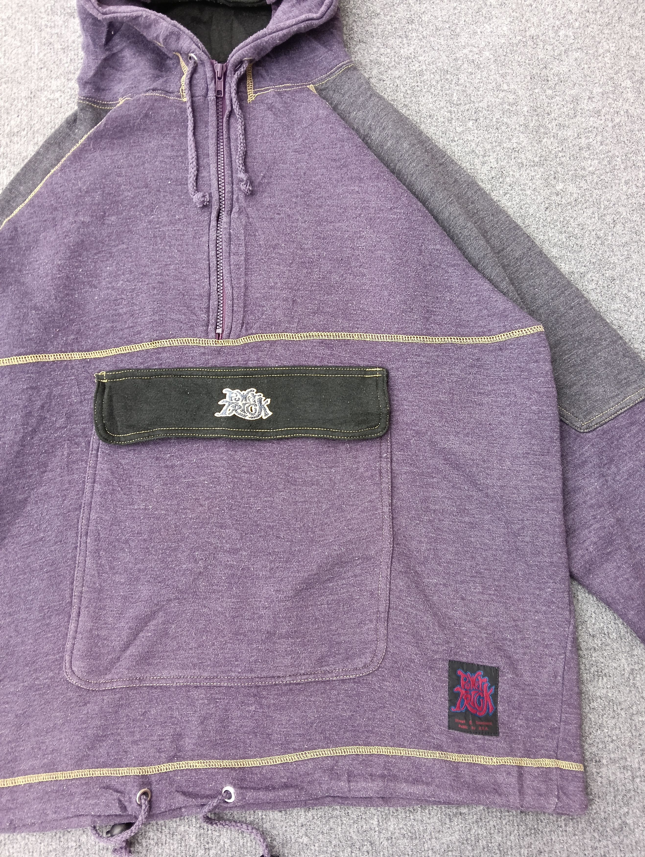 Japanese Brand Rare Vintage power trick Snowboard Hoodie anorak (M–L) Size US M / EU 48-50 / 2 - 5 Thumbnail