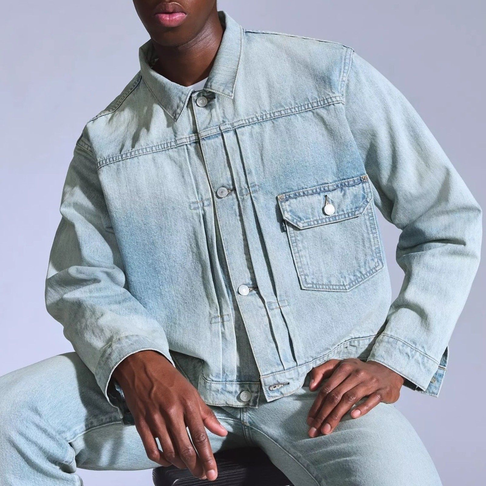 Levi's Levi's Blue Tab Type 1 Denim Jacket - Made in Japan Size US L / EU 52-54 / 3 - 4 Thumbnail