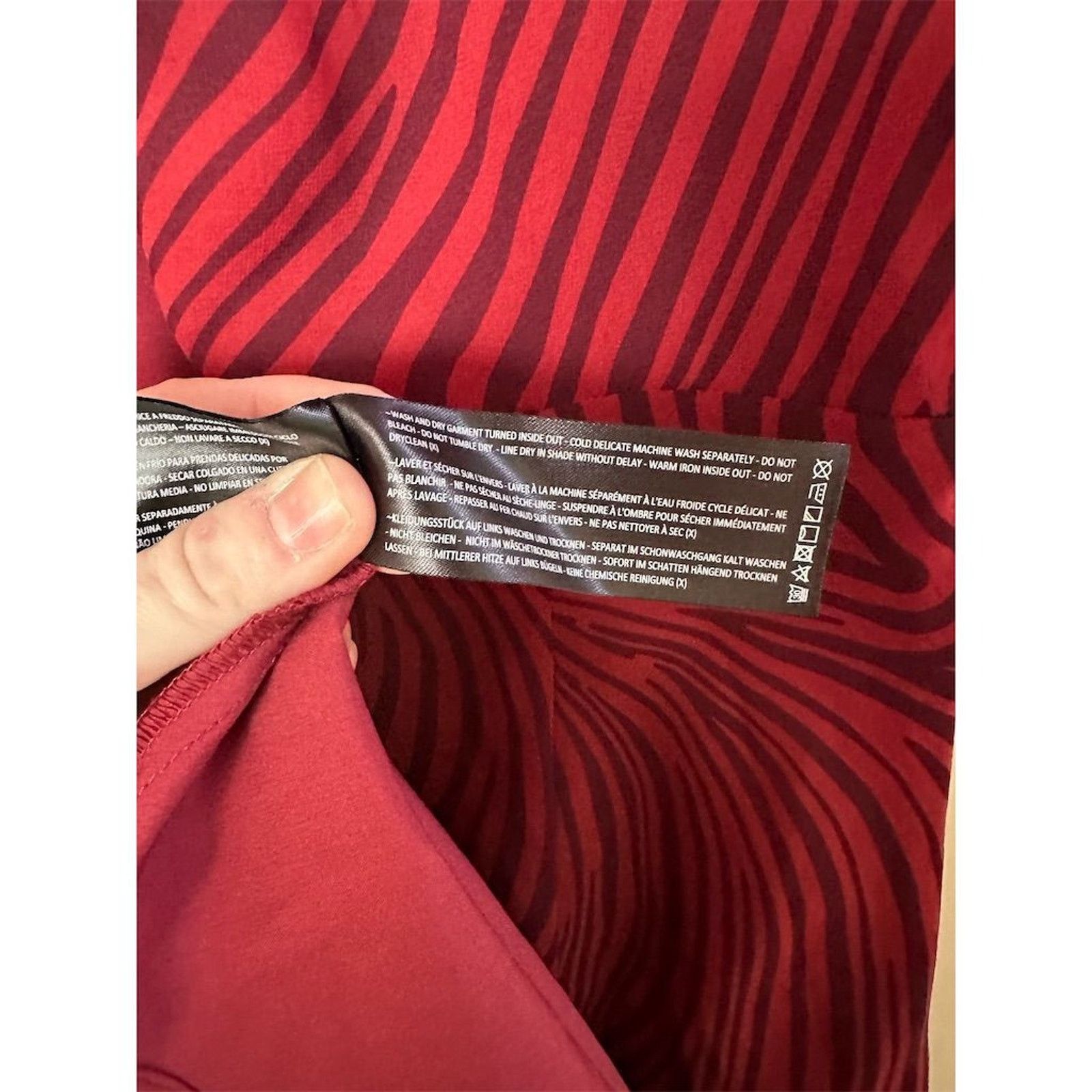 Other THE FIFTH LABEL Red Zebra Striped Midi Tango Dress Size 6 Size M / US 6-8 / IT 42-44 - 11 Thumbnail