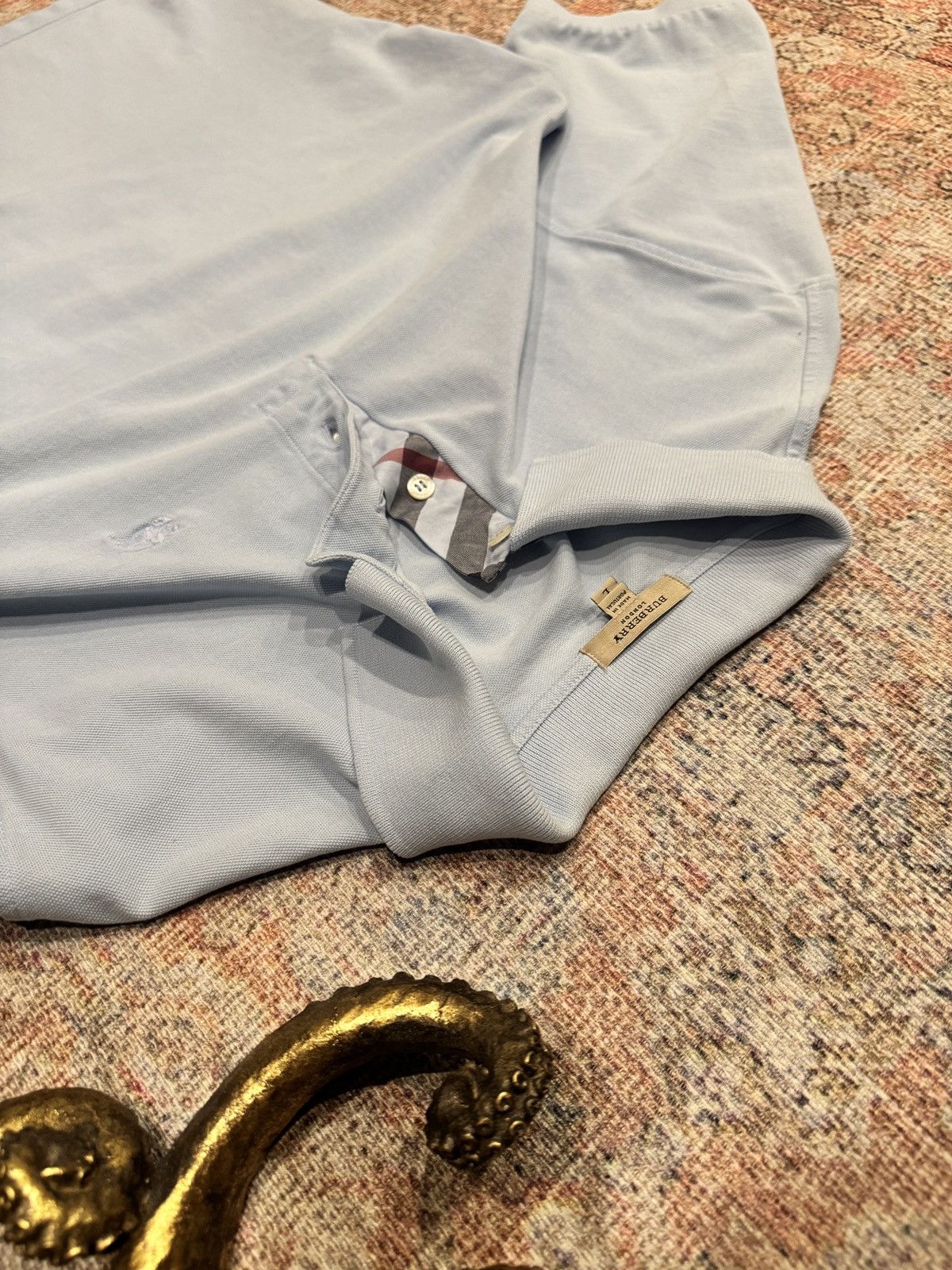 Burberry Burberry Polo Vintage Size US L / EU 52-54 / 3 - 3 Thumbnail