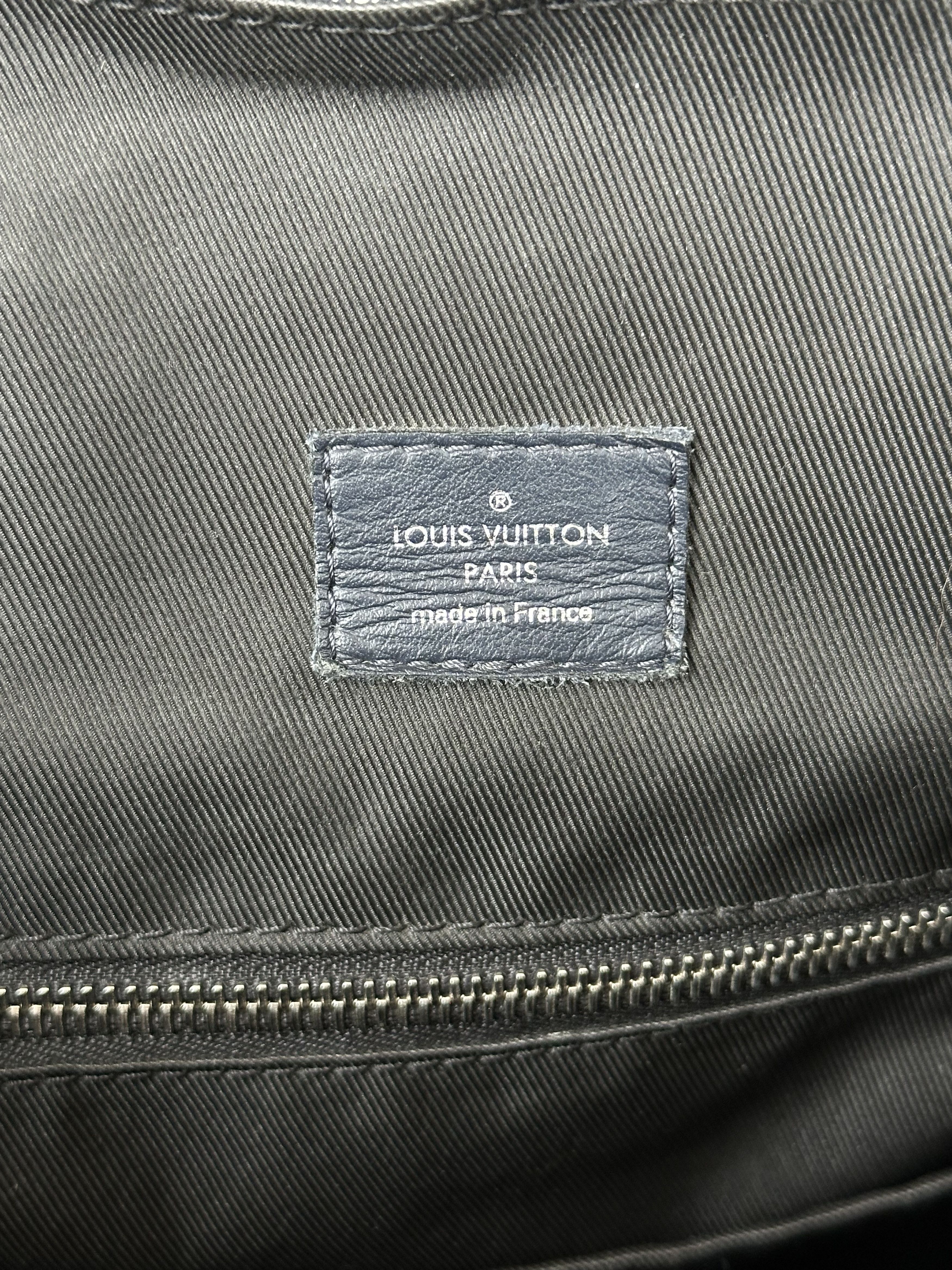 Louis Vuitton Louis Vuitton Navy Tapestry Monogram Christopher Backpack Size ONE SIZE - 7 Thumbnail