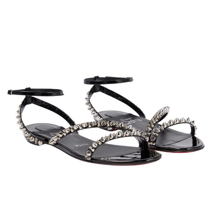 Christian Louboutin o1wfsh0625 Sandals in Black Size US 4 / IT 34 - 1 Thumbnail