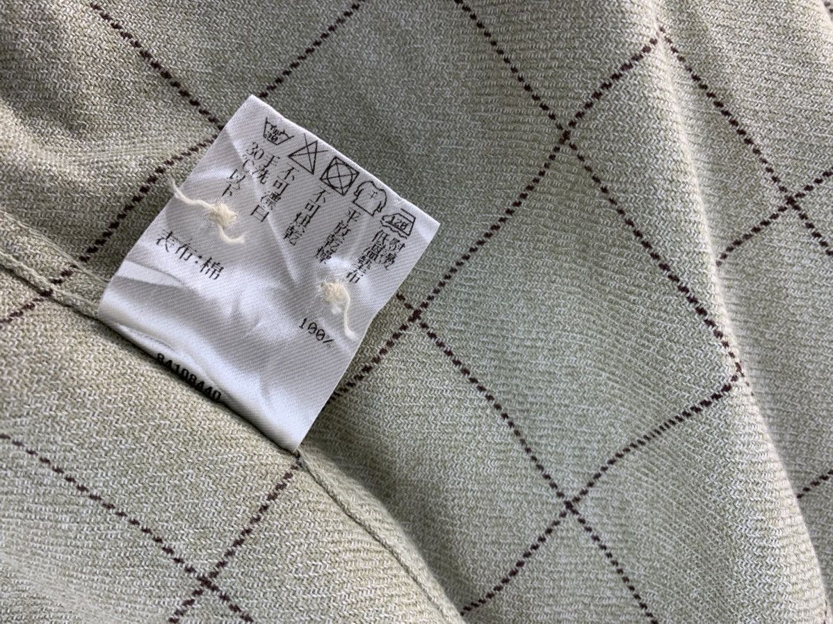 Pierre Balmain 90s Pierre Balmain Paris Checked Design Single Pocket Shirt Size US XL / EU 56 / 4 - 9 Thumbnail