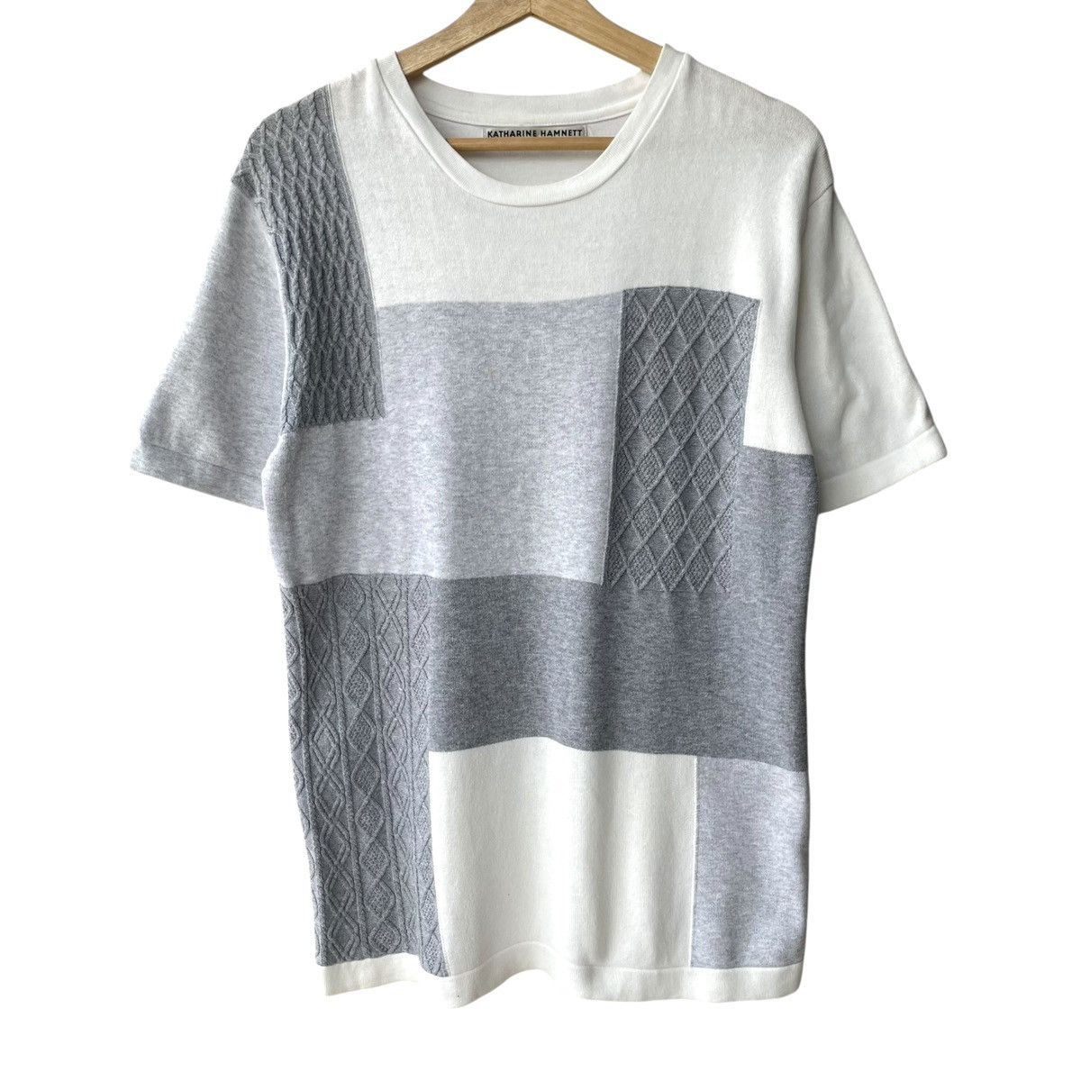 Katharine Hamnett London Katharine Hamnett London Cut & Sew Patterned Tee Size US M / EU 48-50 / 2 - 1 Thumbnail