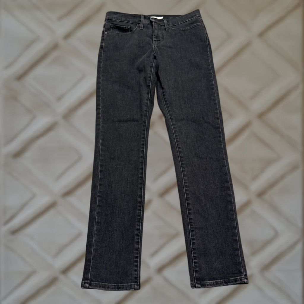 Levi's Levi's 311 Shaping Skinny Jeans Womens 27x30 Black Mid Rise Denim Stretch Size 27" / US 4 / IT 40 - 1 Thumbnail