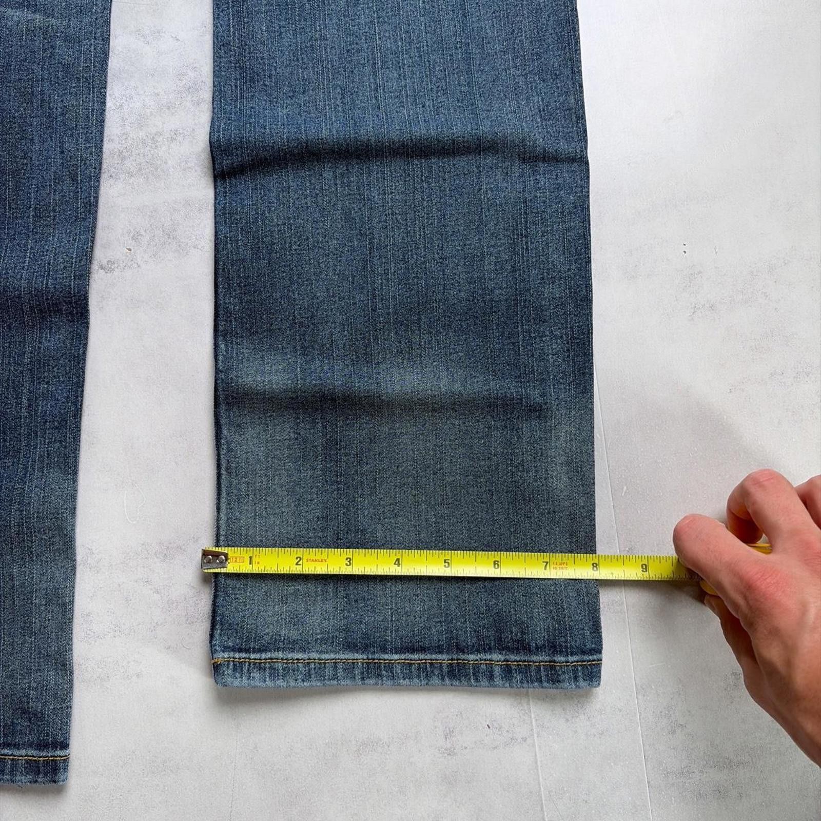 Phat Farm Y2K Blue Phat Farm Grunge Straight Low Rise Denim Jeans Size 32" / US 10 / IT 46 - 8 Thumbnail