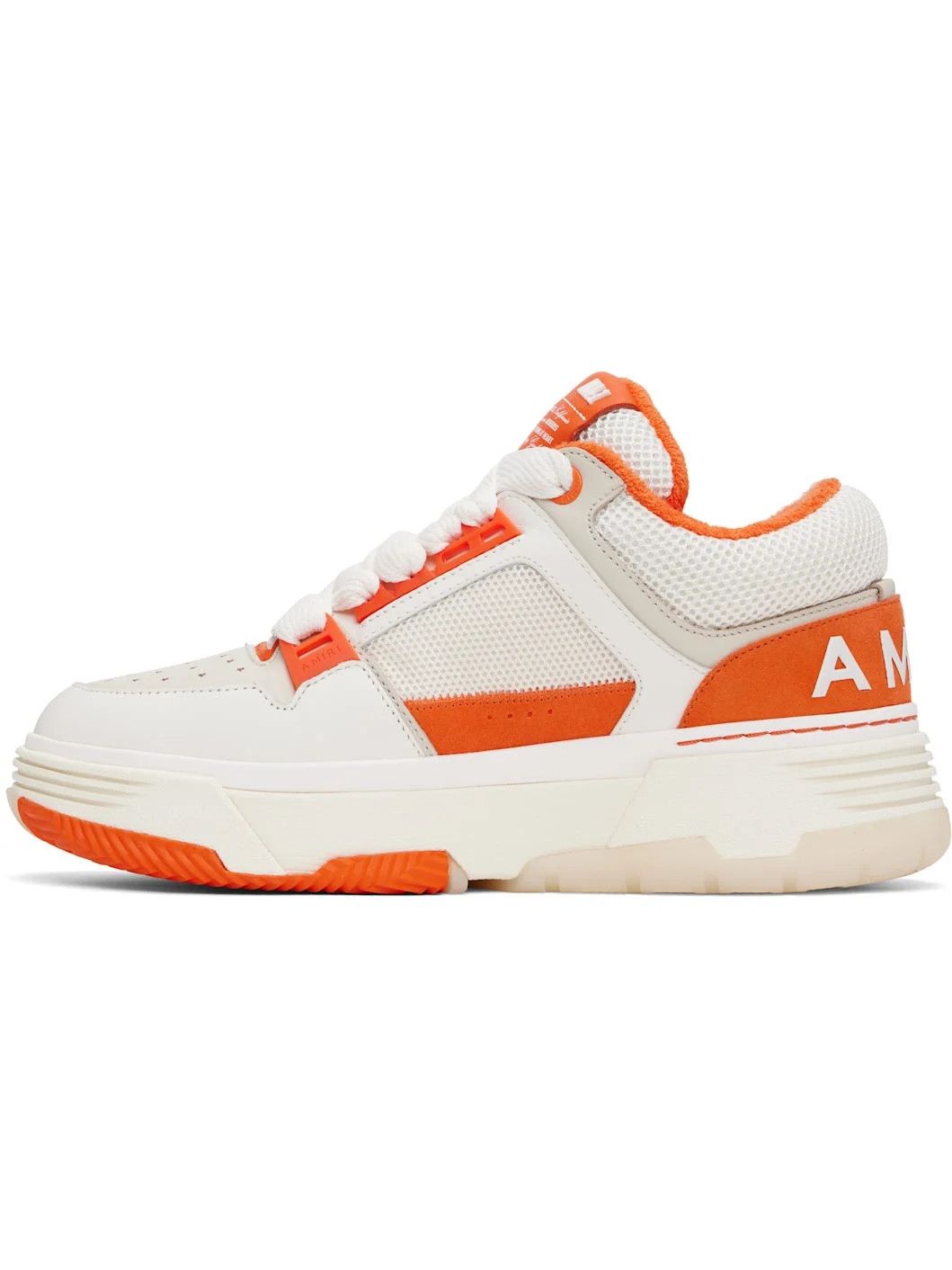 Amiri o1orln0426 MA-1 Sneakers in White/Orange Size US 15 / EU 48 - 3 Thumbnail