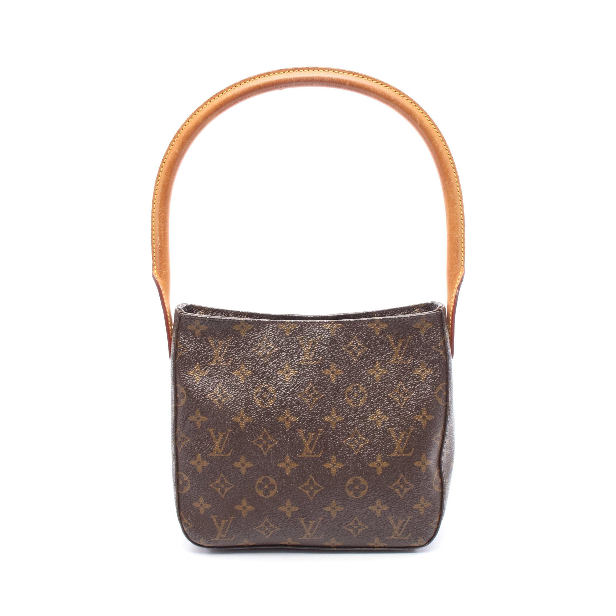 Louis Vuitton Louis Vuitton Looping Mm Monogram Shoulder Bag Leather Brown Size ONE SIZE - 1 Thumbnail