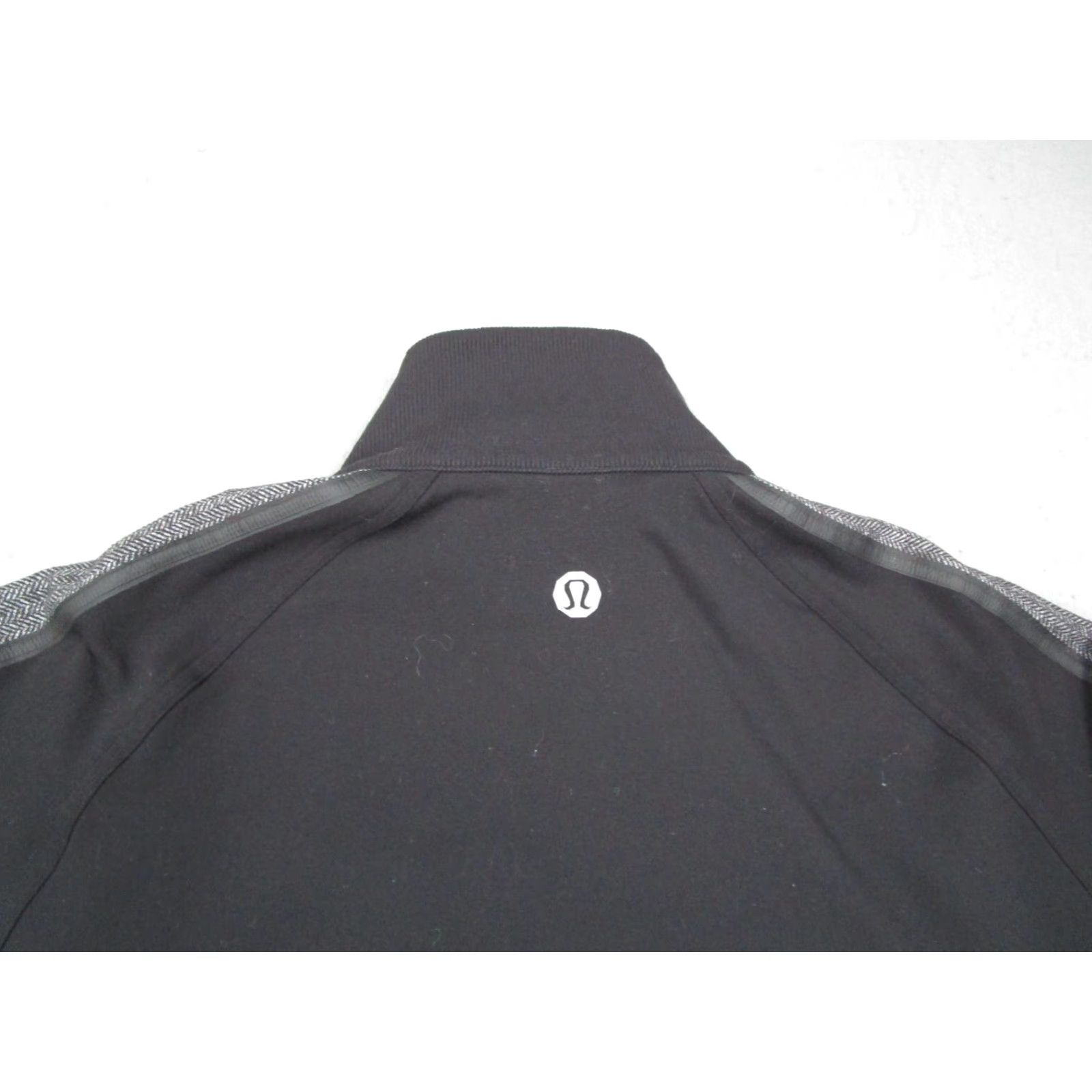 Lululemon Lululemon Jacket Mens Black Full Zip Kung Fu Herringbone Long Sleeve Polyester Bomber Jacket, L Size US L / EU 52-54 / 3 - 4 Thumbnail