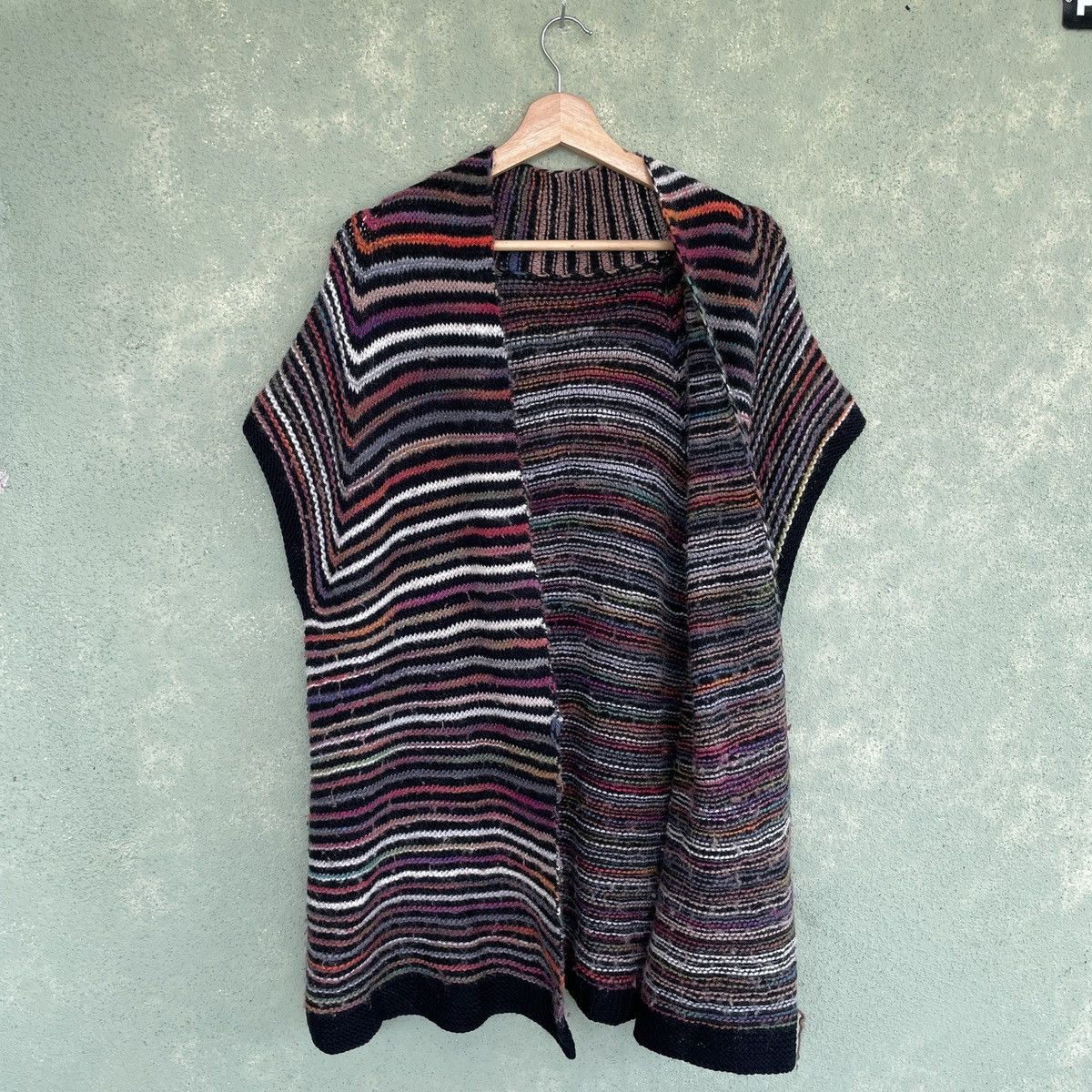 Aran Isles Knitwear Japanese Cardigan Striped Sleeveless Knitwear Colourfull Size US L / EU 52-54 / 3 - 2 Thumbnail