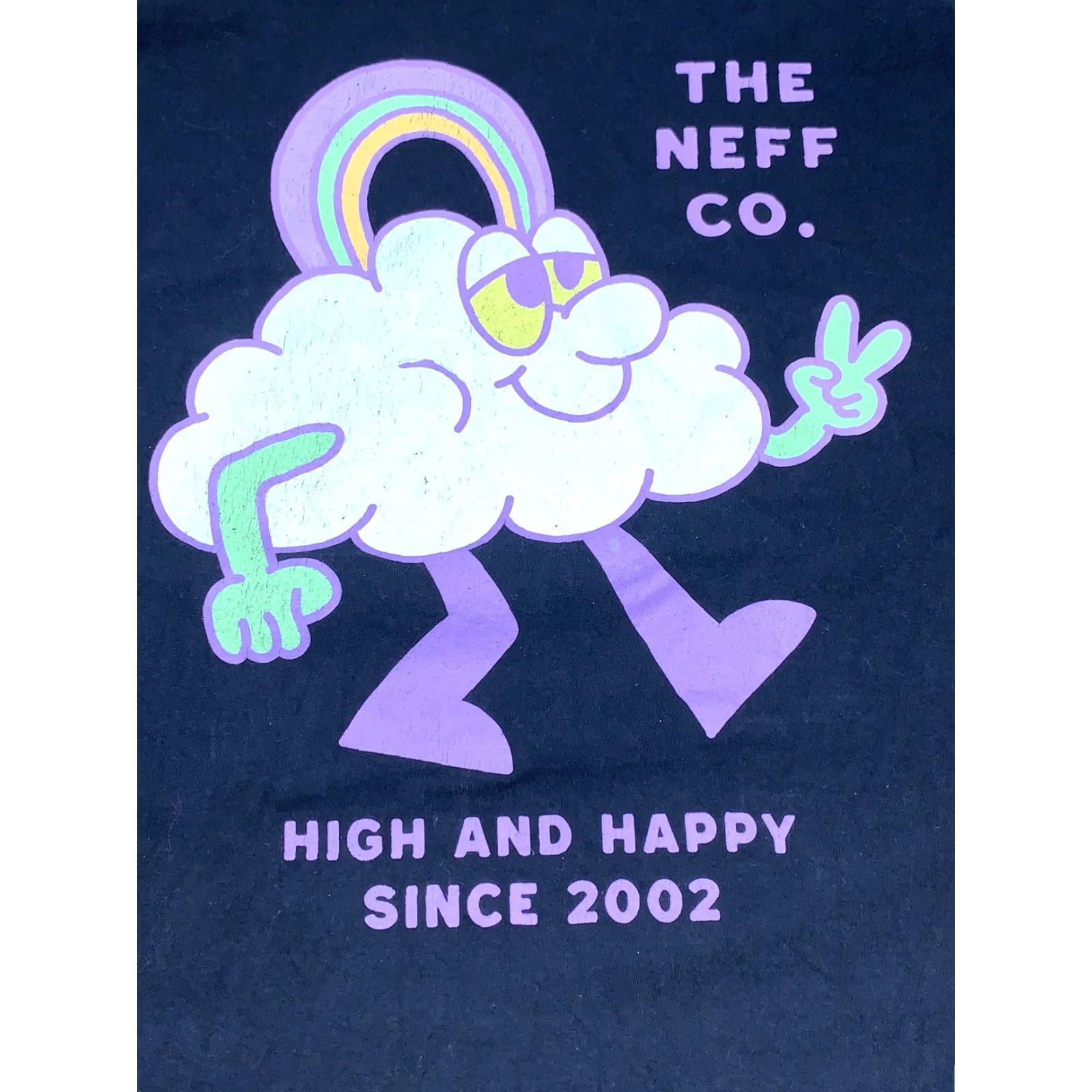 CO Neff T Shirt Logo Black M Men Short Sleeve Crew Neck 5054 Size US M / EU 48-50 / 2 - 2 Thumbnail
