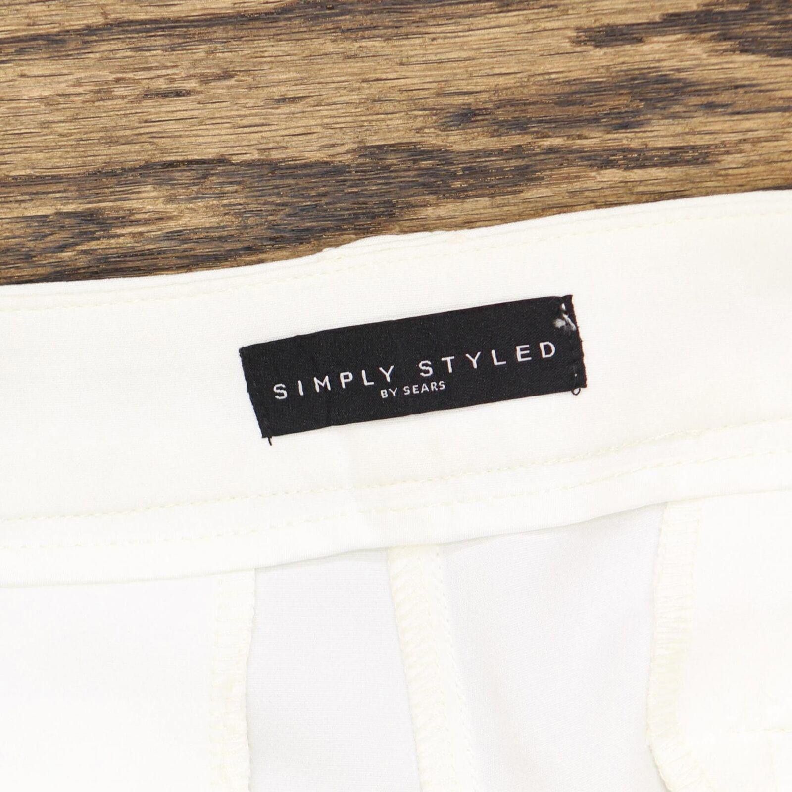 Designer Simply Styled Fit Suiting Shorts S22224SS-MB 8 Cloud White Size 30" / US 8 / IT 44 - 4 Thumbnail