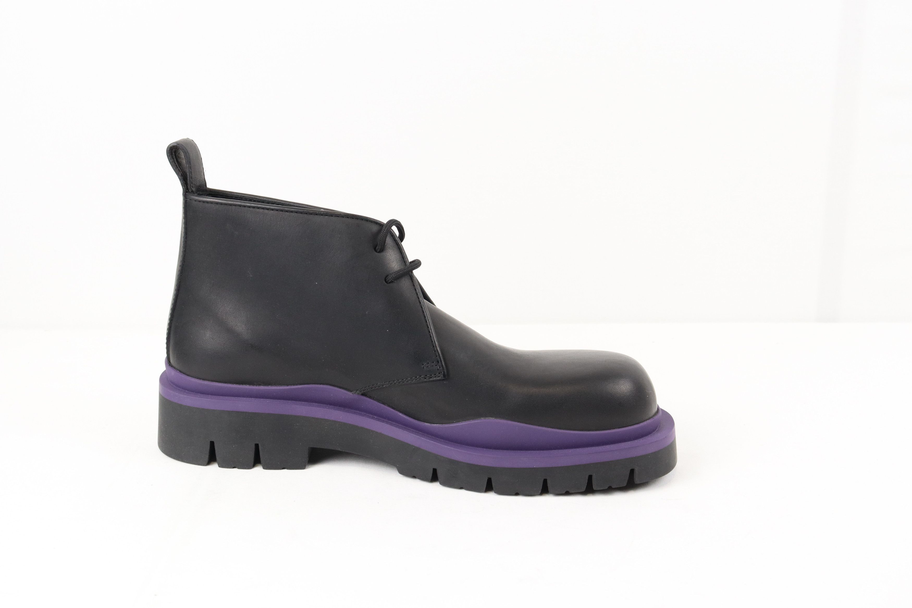 Bottega Veneta o1rshd Military Calf Leather Boot in Black Size US 9 / EU 42 - 5 Thumbnail