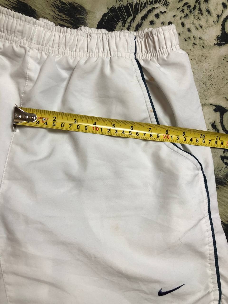 Nike Vintage white Shorts NIKE logo Y2K streetwear sportwear Size US 32 / EU 48 - 11 Thumbnail