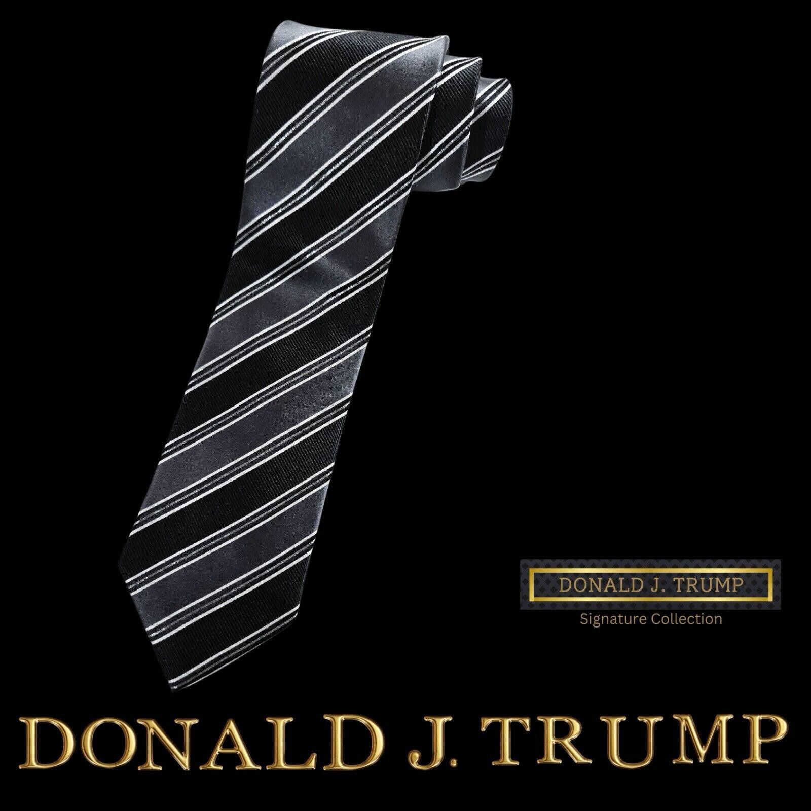 Designer NEW Donald Trump Necktie Signature Collection Tie Gift Box Size ONE SIZE - 1 Thumbnail